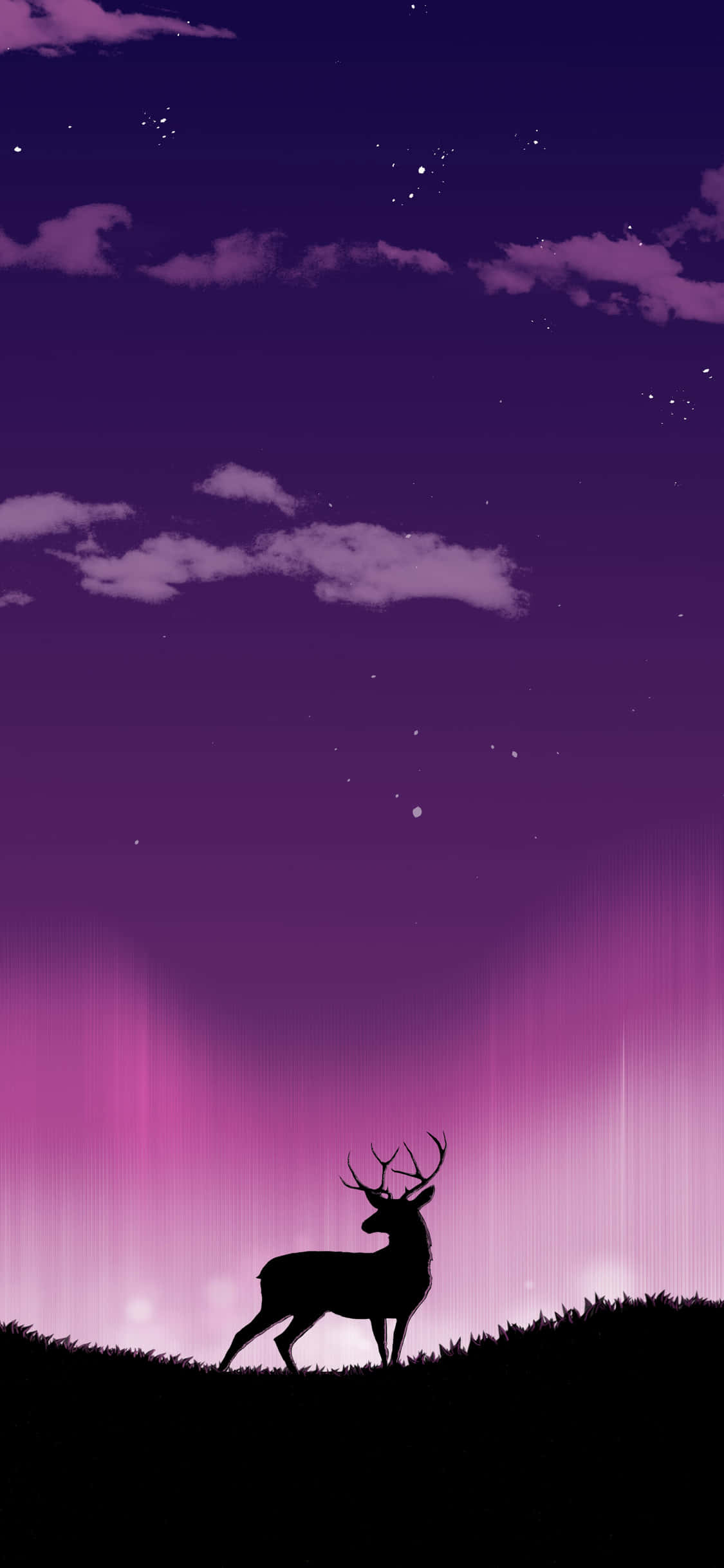 勇敢馴鹿 雪夜領航 壁紙