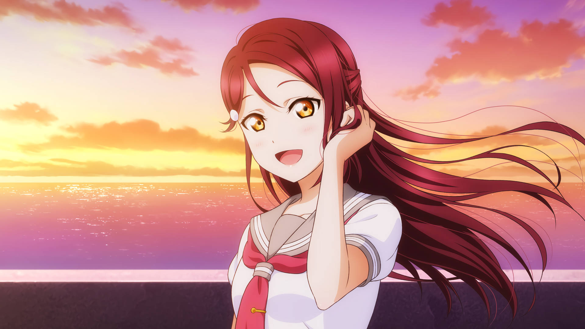 動漫 Love Live 海未桌布 — 动漫动态图 壁紙