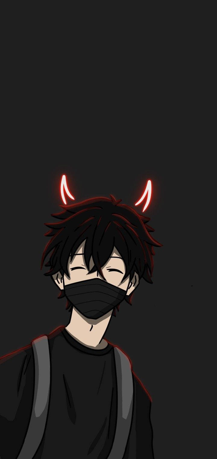 動漫少年暗黑惡魔角