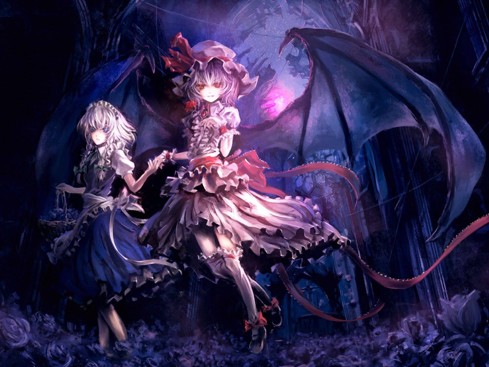 動漫惡魔·東方Project 壁紙