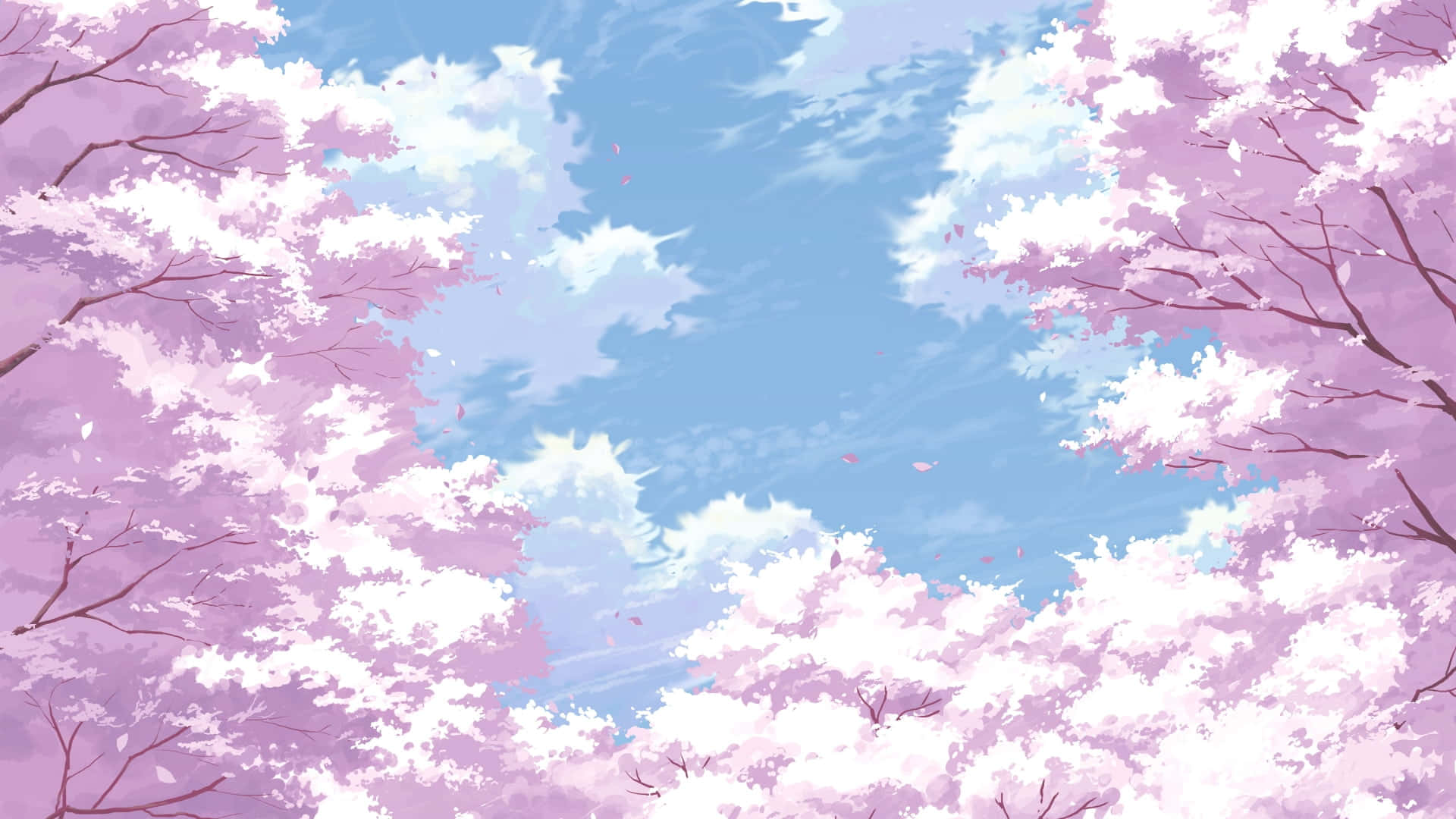 動漫櫻花背景 — 櫻花 壁紙