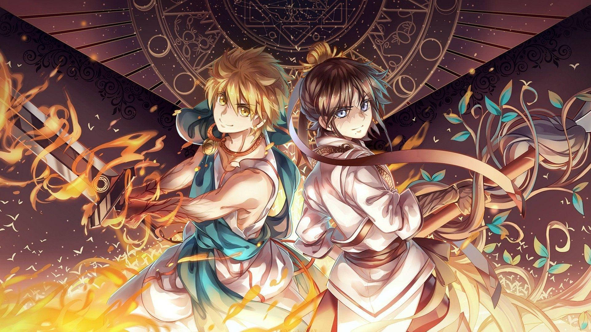 動漫角色 魔奇少年 壁紙