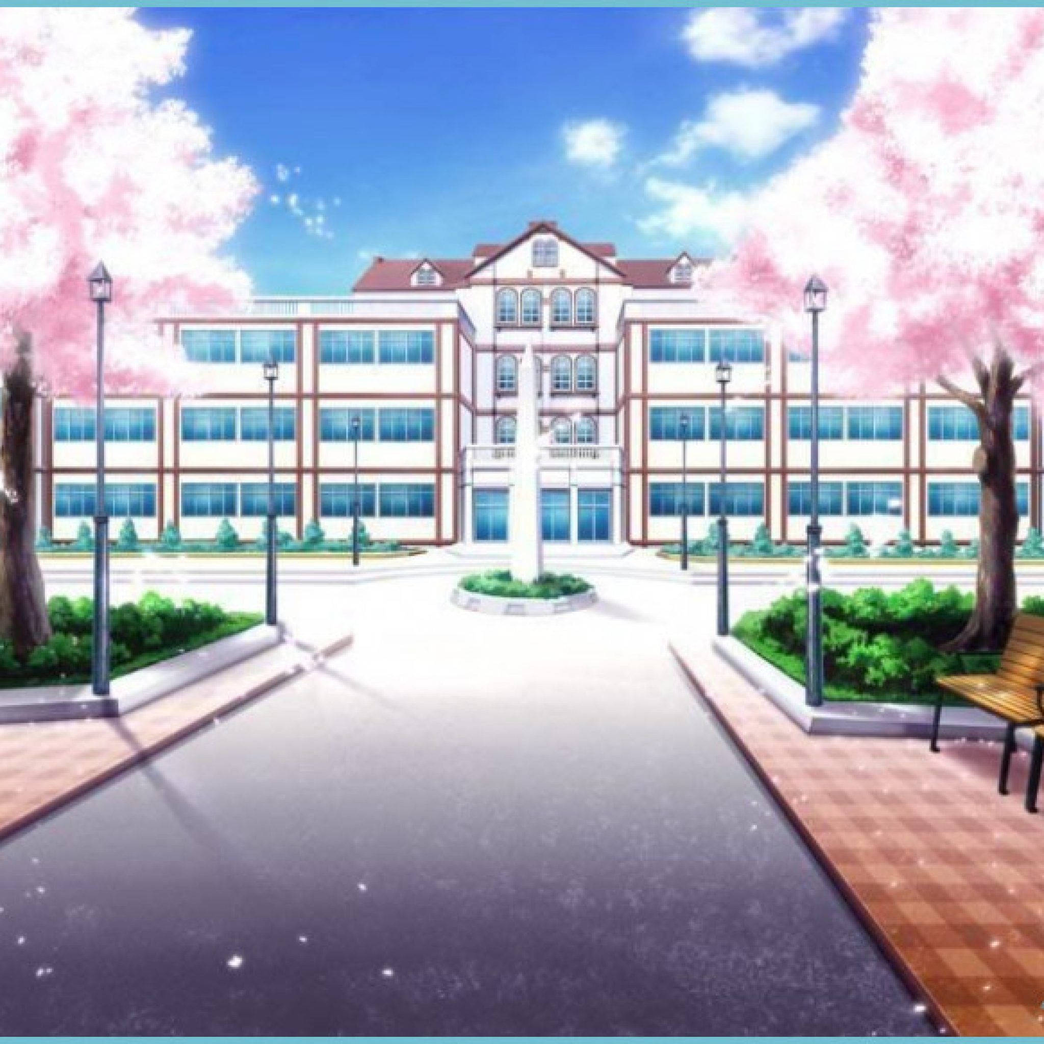 動畫校園風景 天川聖殿高中 壁紙