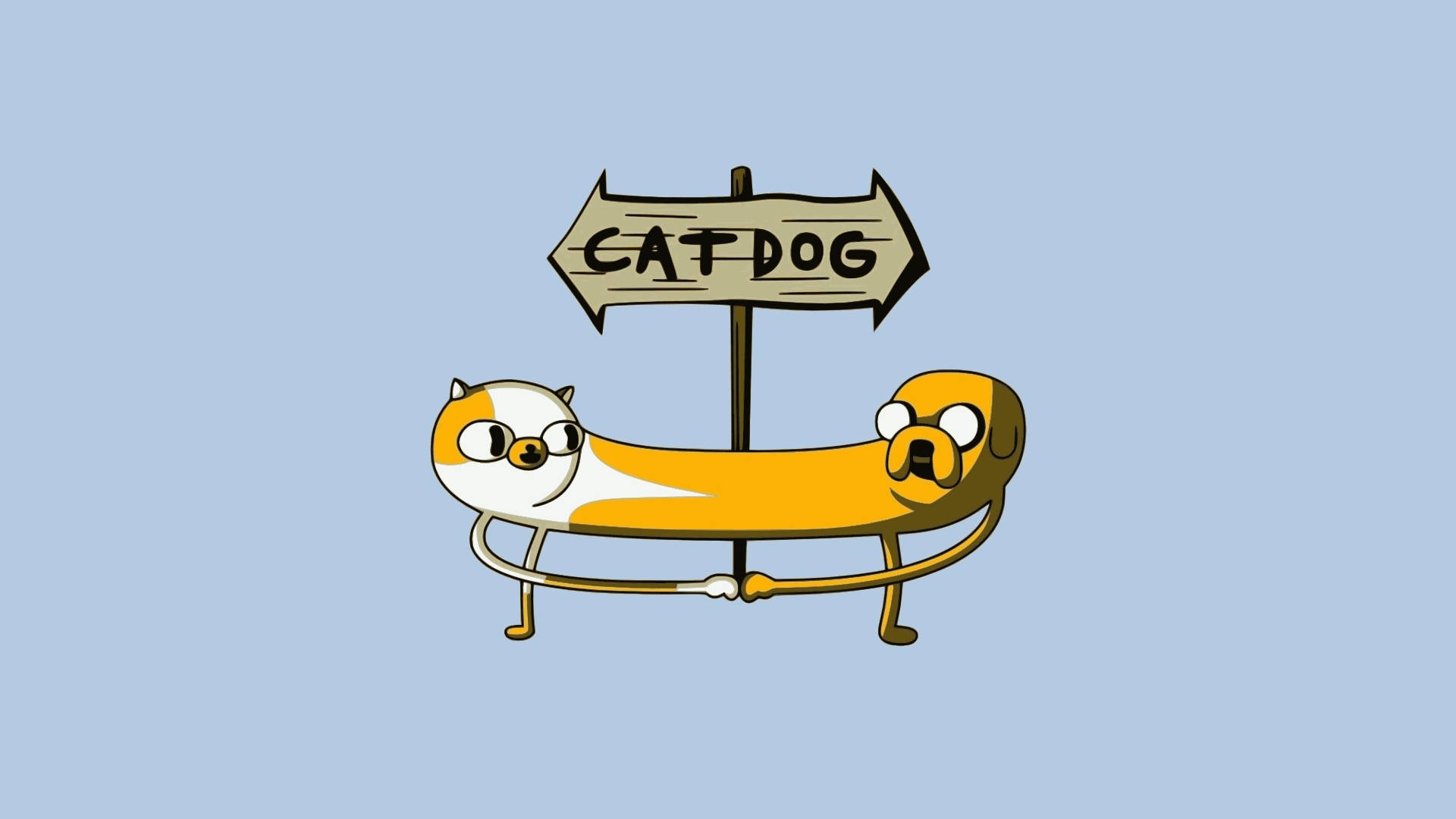 卡通貓狗CatDog 壁紙