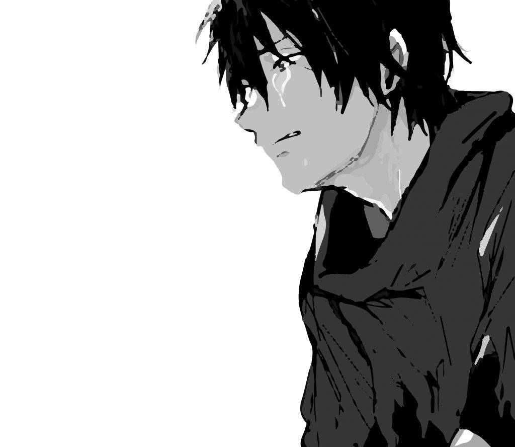 哭泣動漫男孩桌布 — 动漫男孩 壁紙