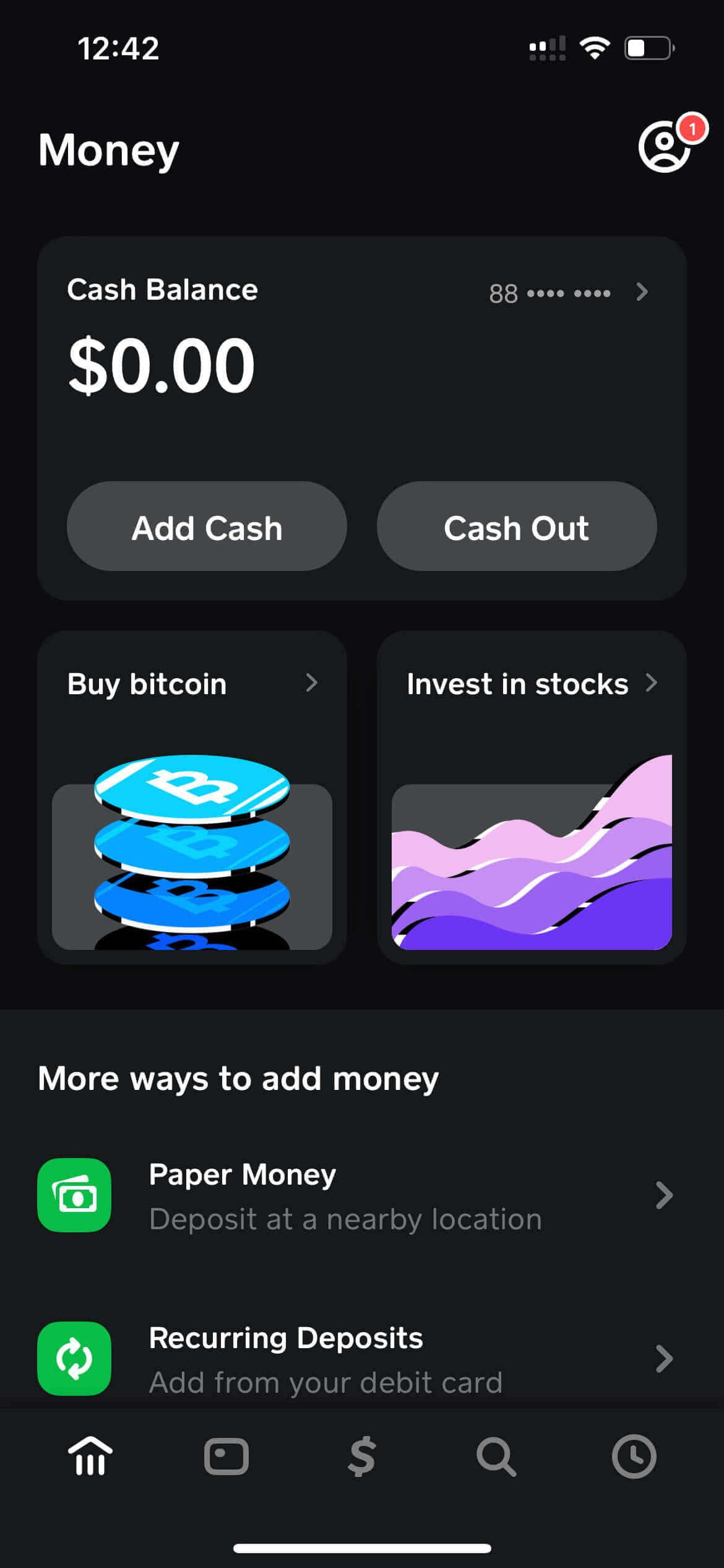 只需点击几下，即可在Cash App上快速收发资金 壁紙