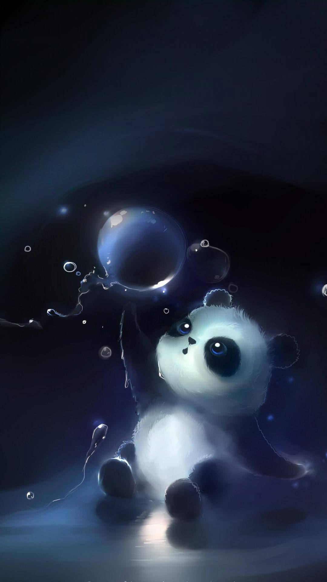 可愛3D熊貓手機殼 壁紙