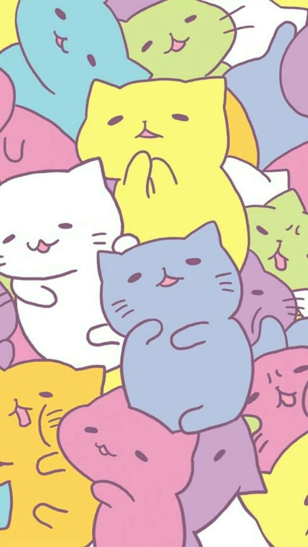可愛動漫貓咪Mitchiri Neko 壁紙