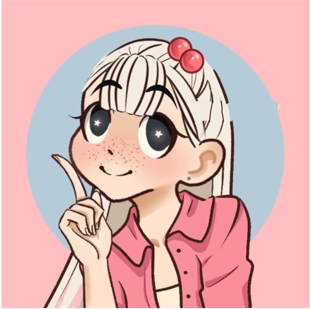 可愛女孩擺拍學院風頭像 壁紙