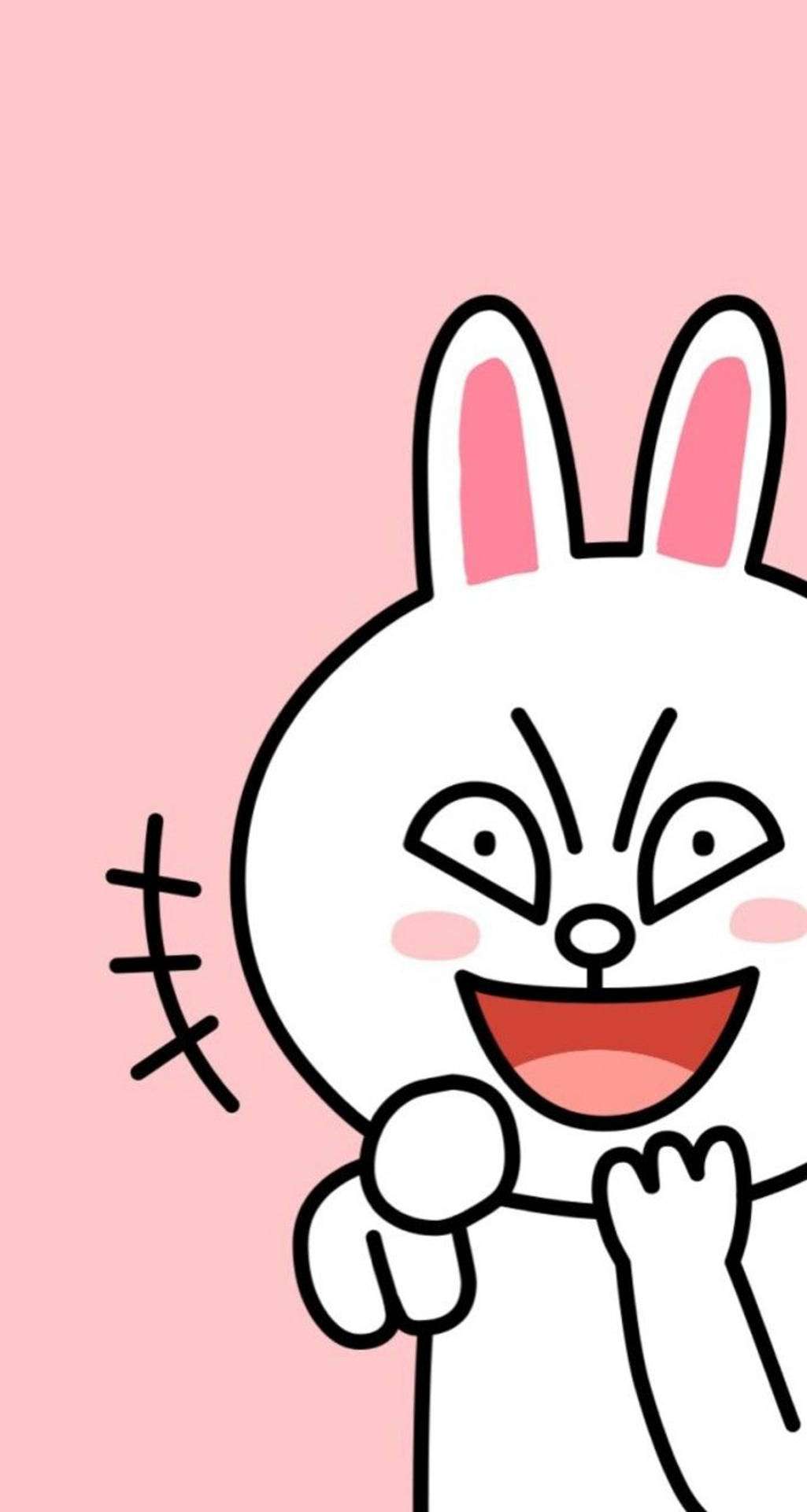 可愛微笑的康妮兔桌布。 — 可愛 壁紙