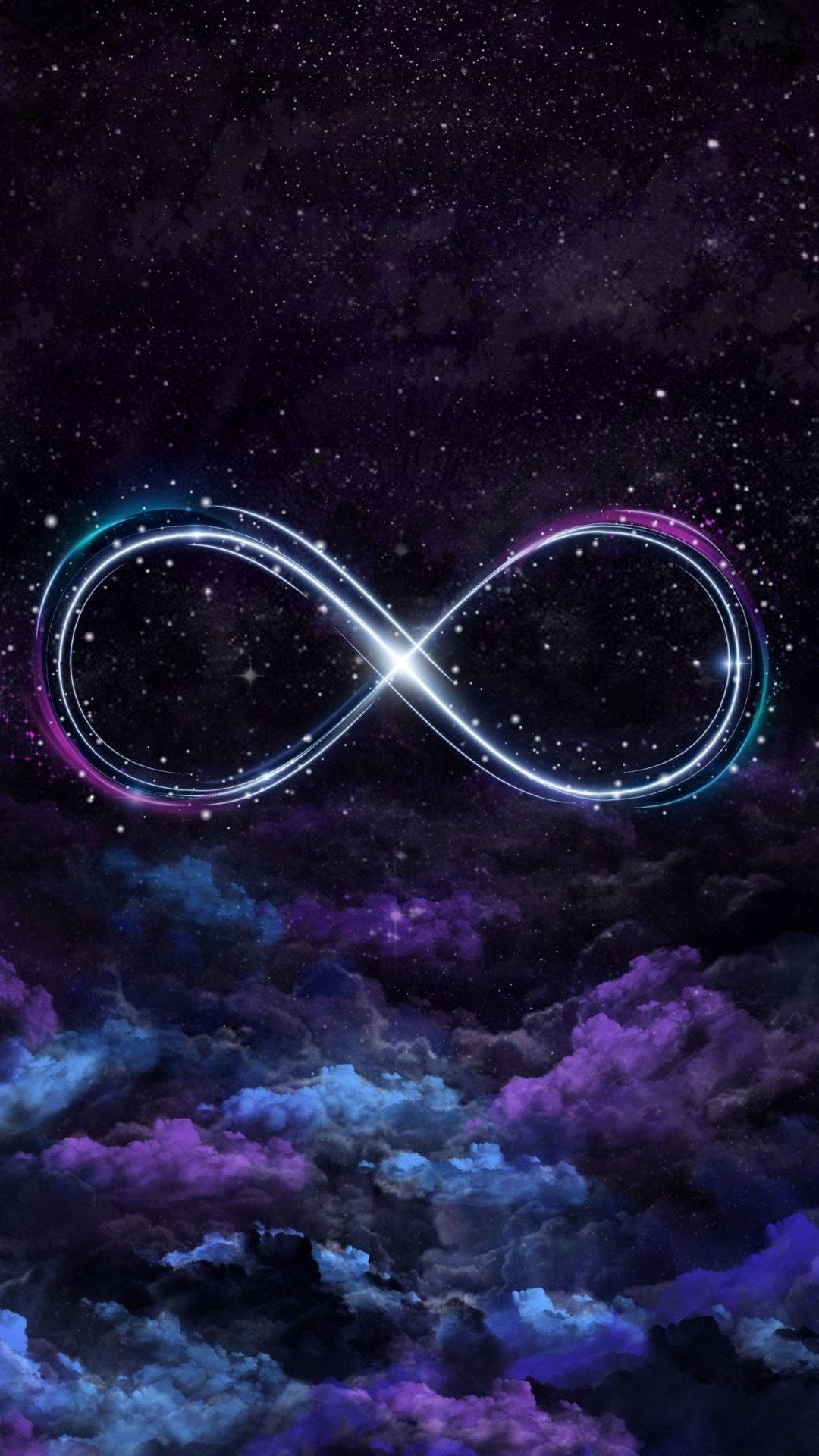 可愛星系中的無限符號 壁紙