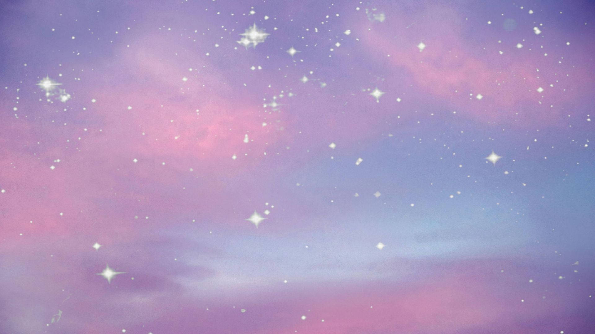 可愛星系中閃耀的星星 壁紙