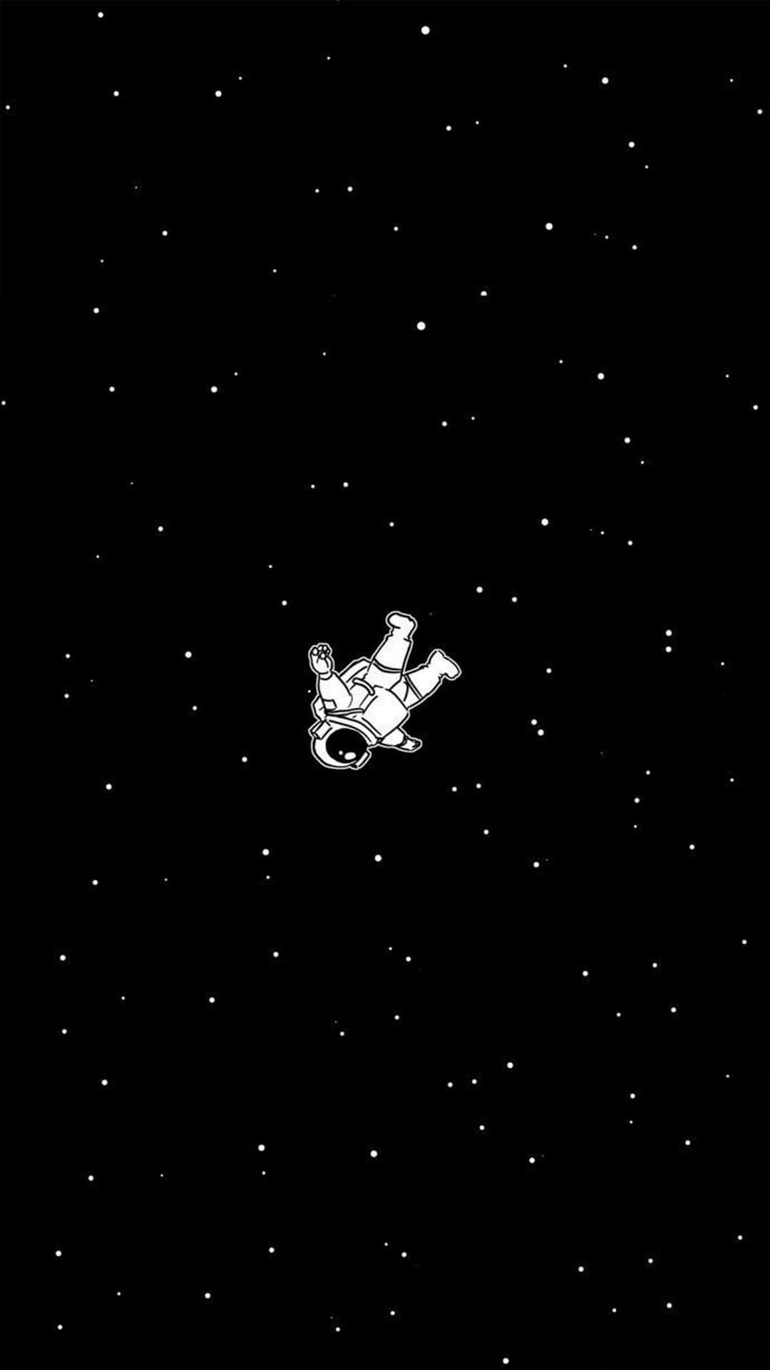 可愛暗黑太空人 壁紙