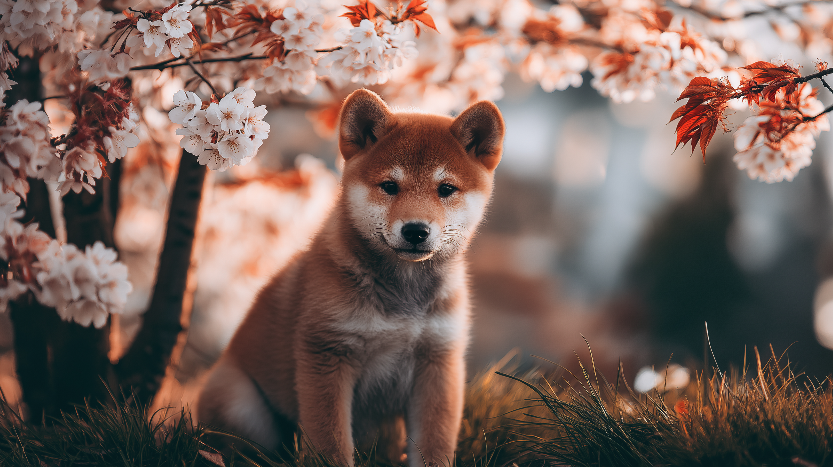 可愛柴犬幼犬 壁紙