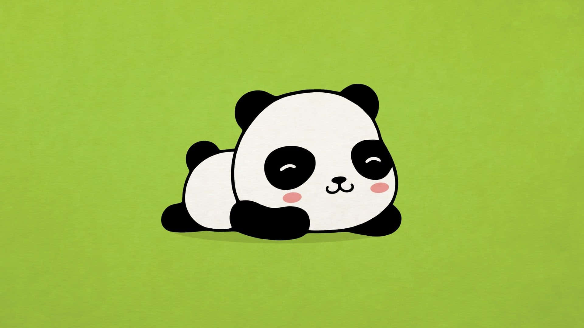 可愛繪畫圖片 — 熊貓 壁紙