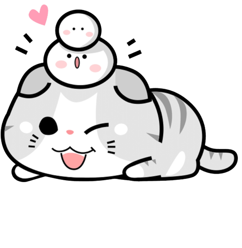 可爱猫咪与海豹朋友 壁紙