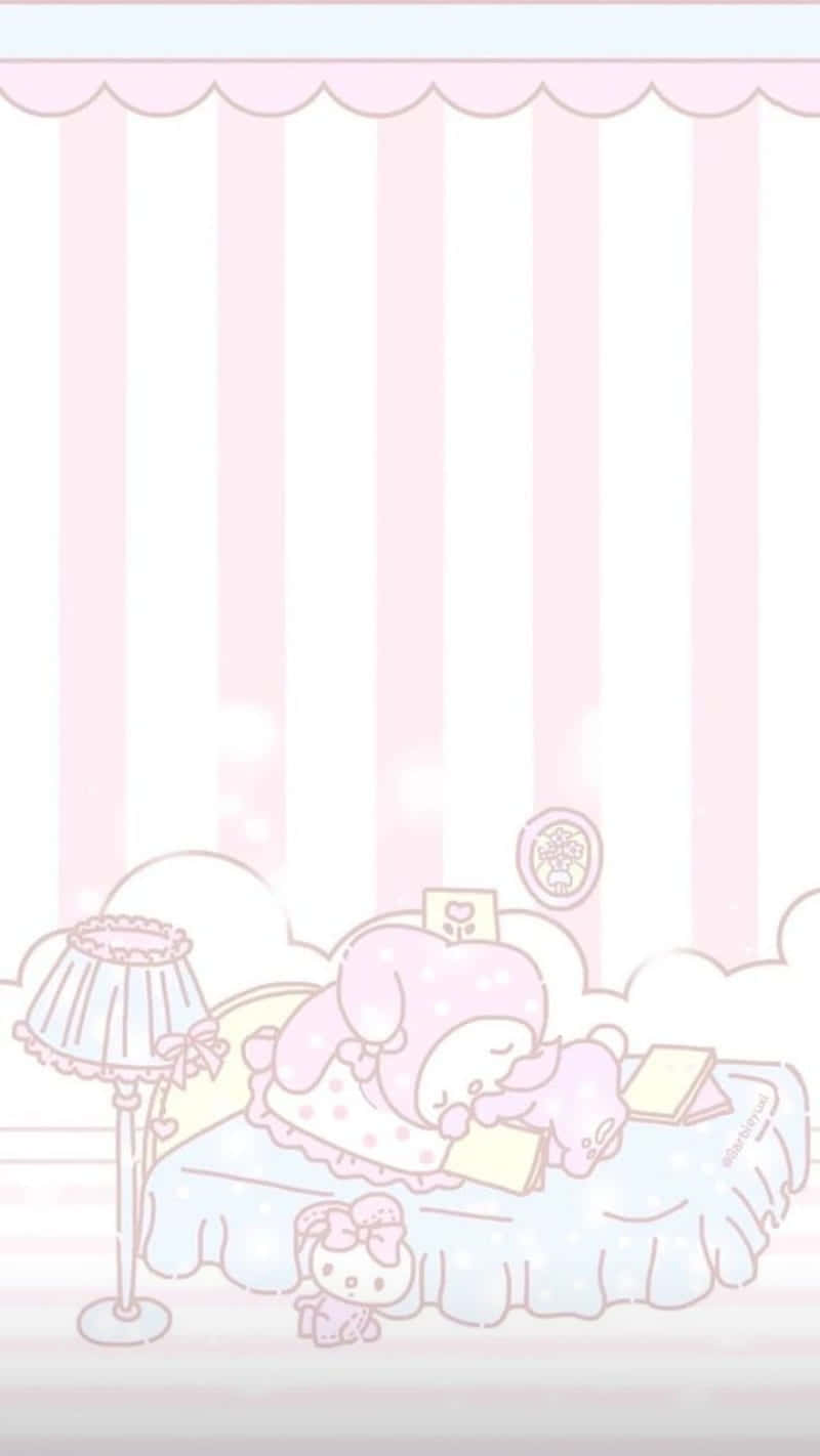 可爱美乐蒂安睡 壁紙