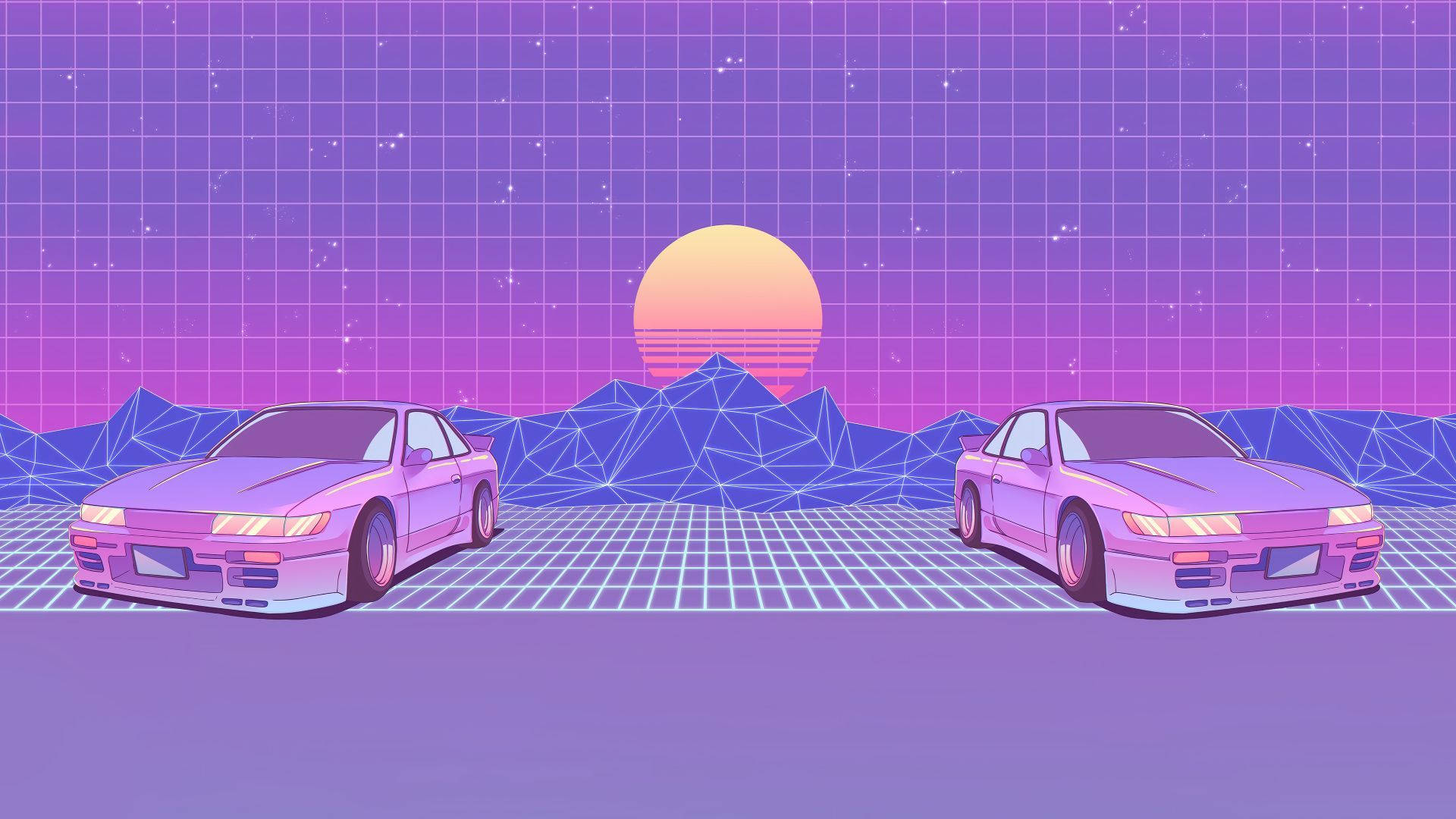 合成波JDM美學 壁紙