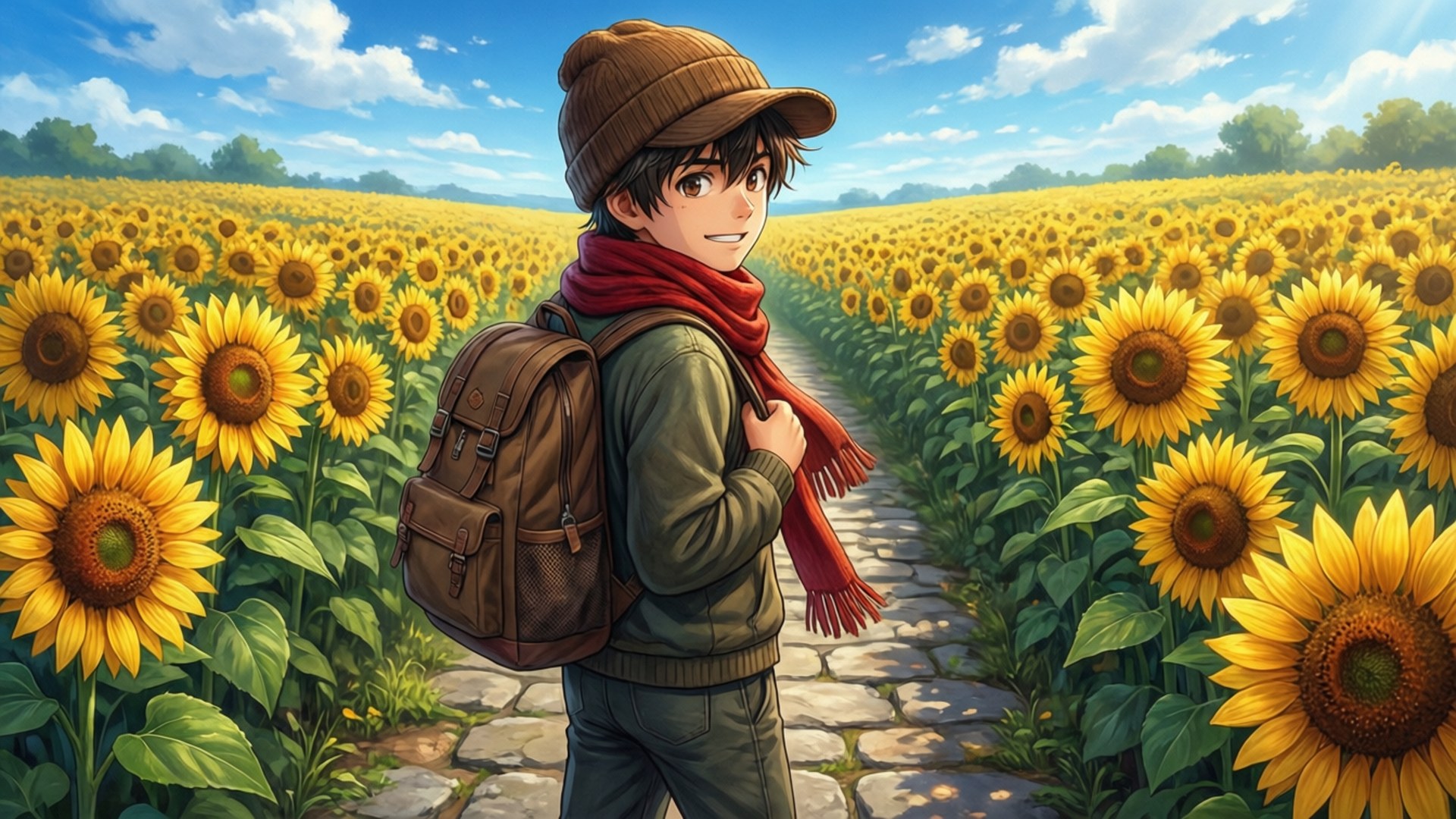 向日葵之旅 壁紙