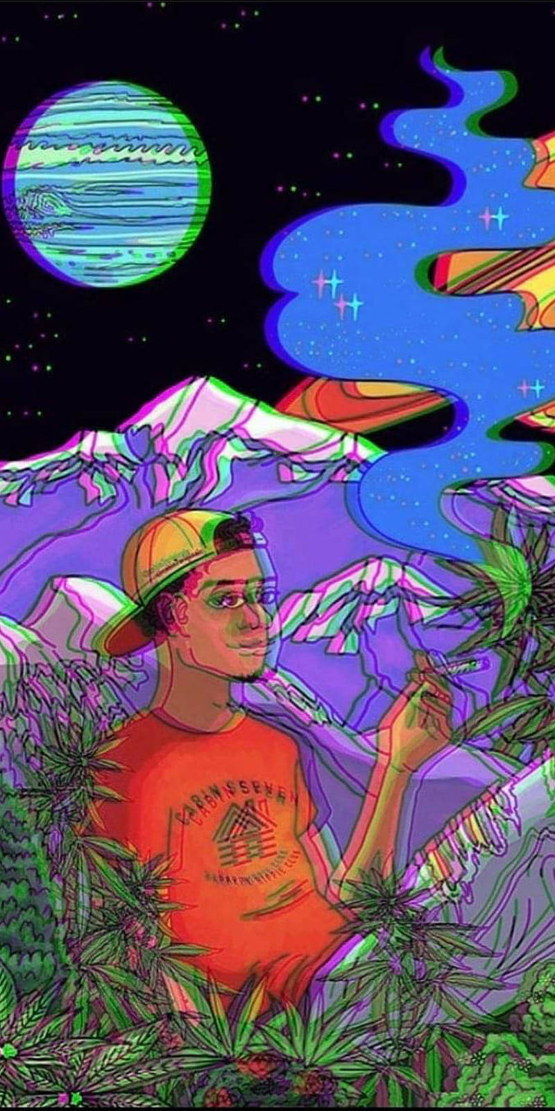 吸煙迷幻美學 壁紙