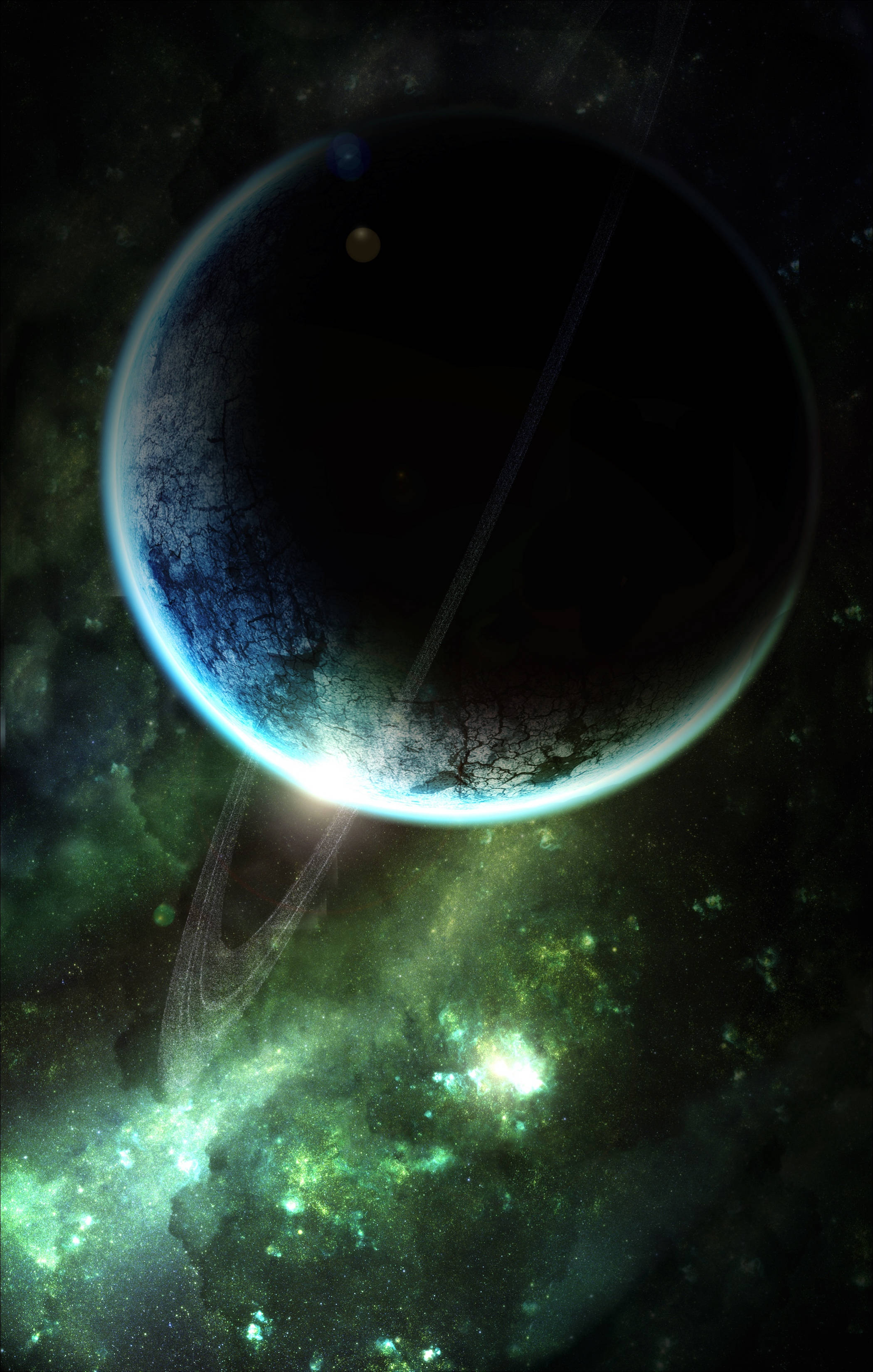 土星外太空 壁紙
