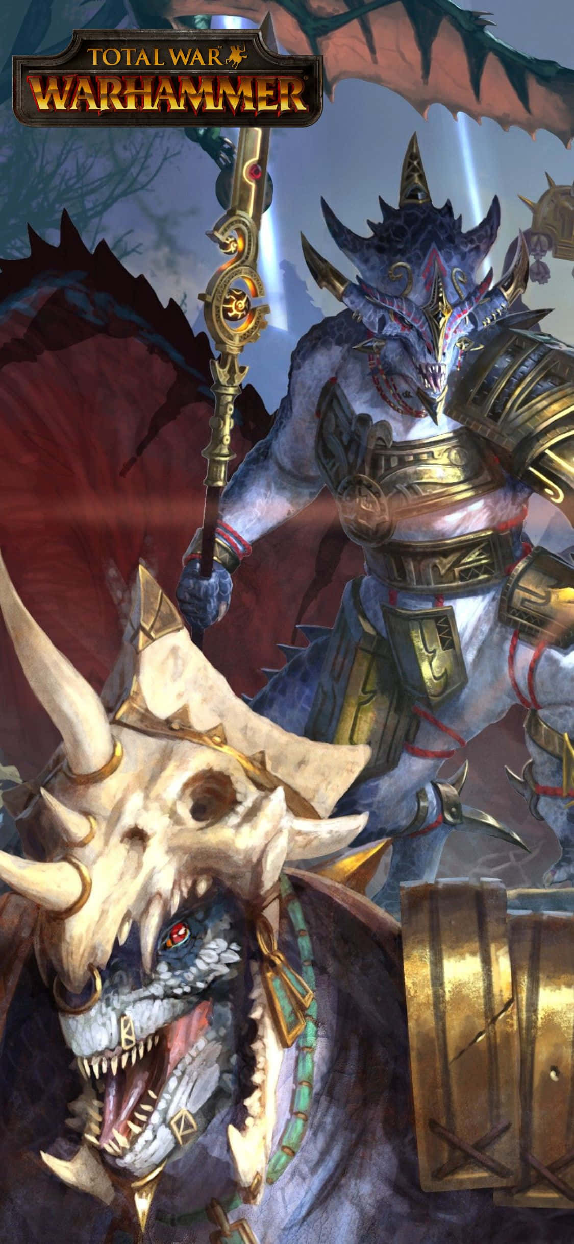 在iPhone X上探索《總體戰：戰錘》的戰火之地 壁紙