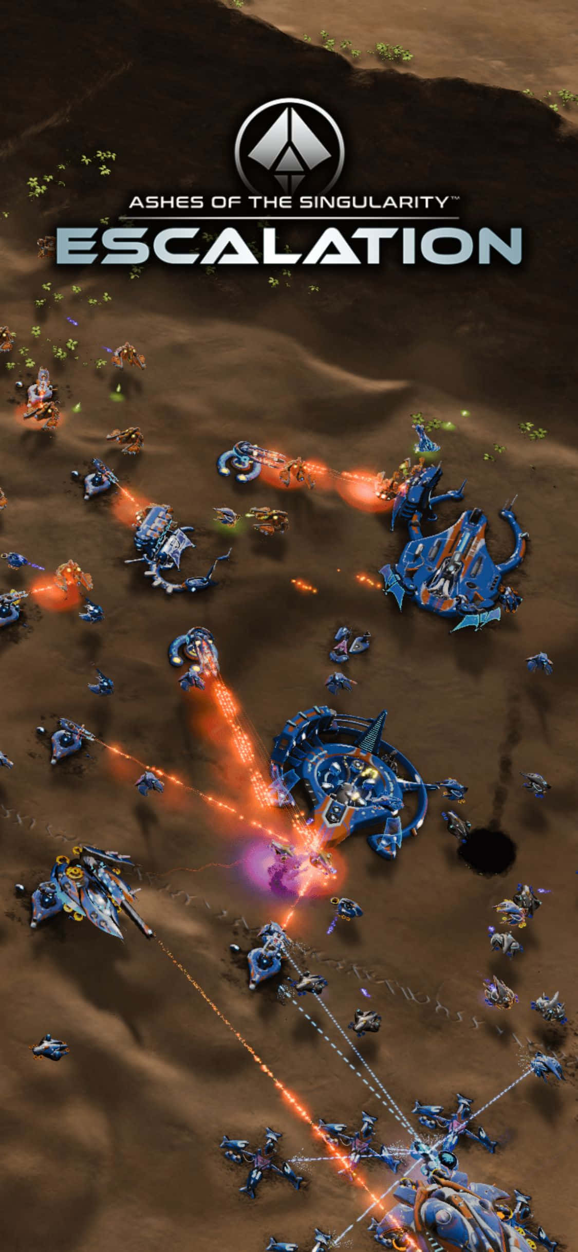 在iPhone X的《Ashes of the Singularity: Escalation》中战斗 壁紙