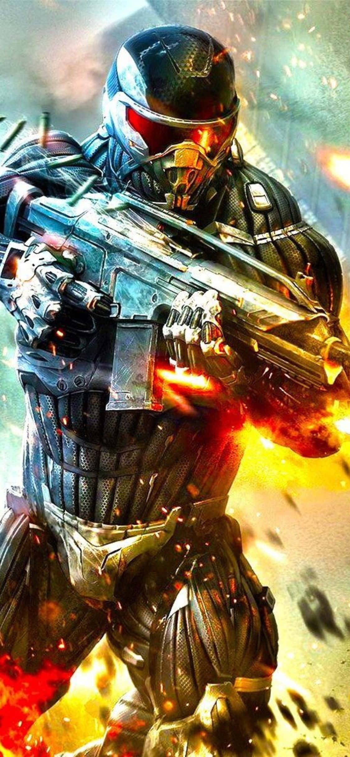 在最新的iPhone X上享受《Crysis 3》 壁紙