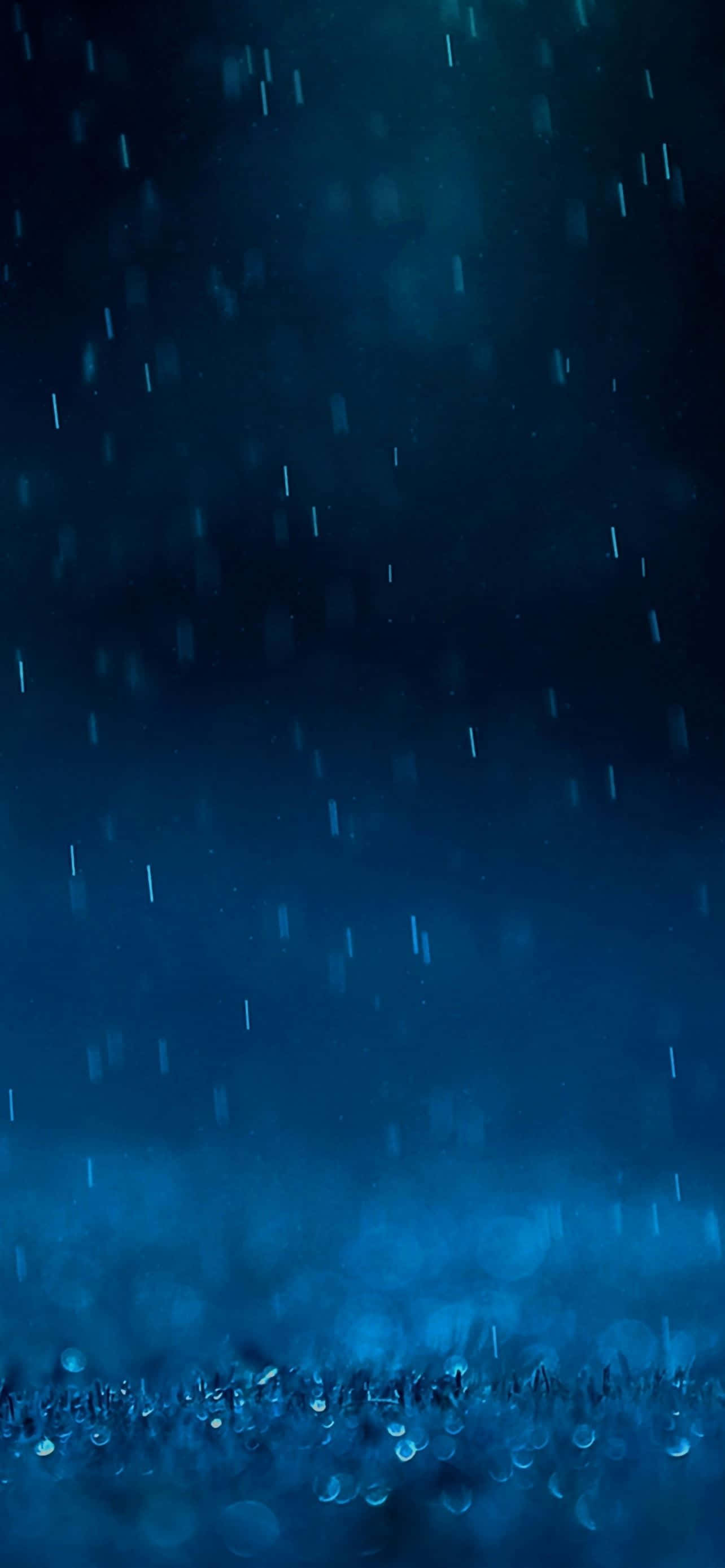 地面上的雨滴 壁紙