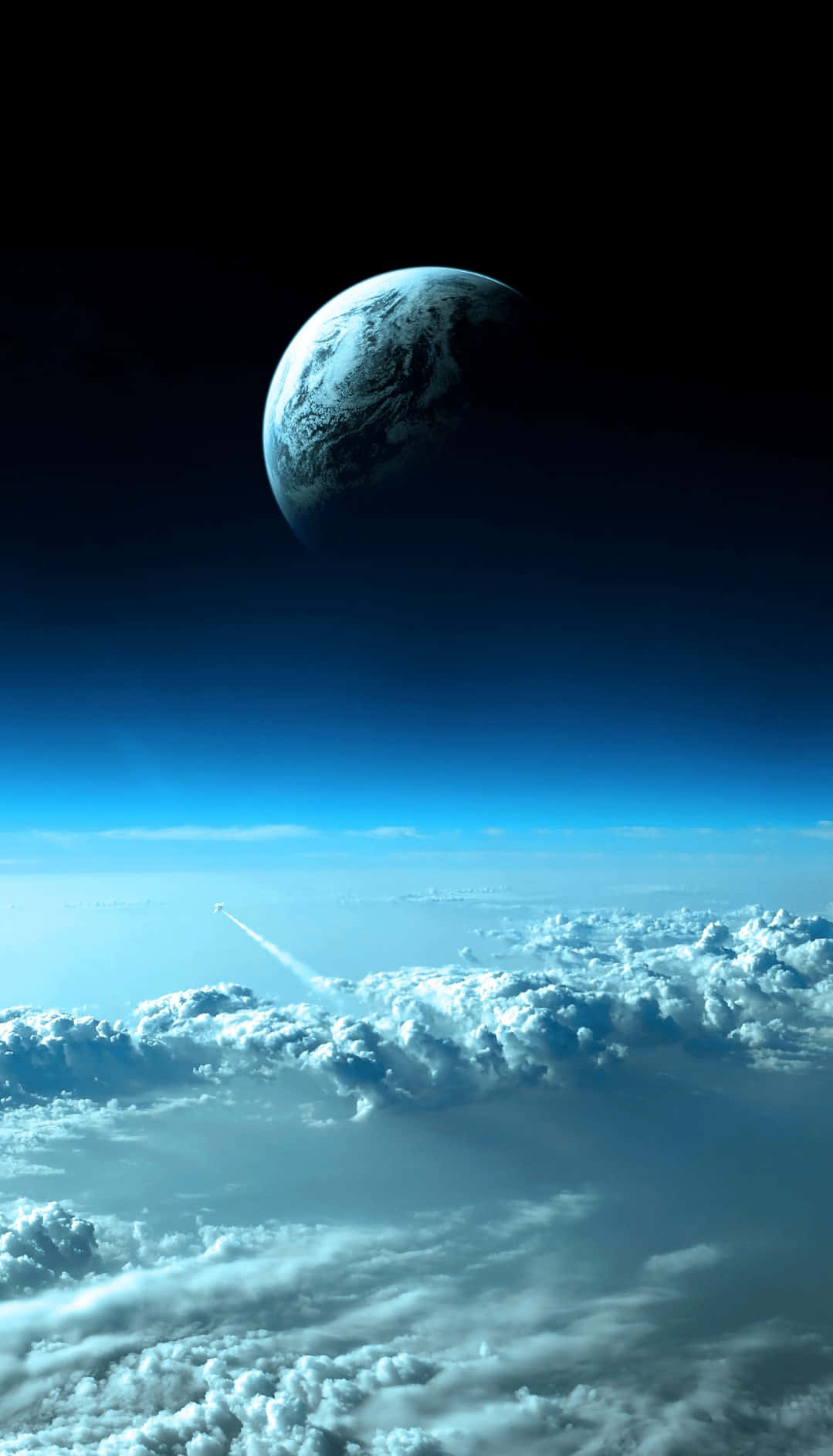 垂直螢幕 — 外太空 壁紙