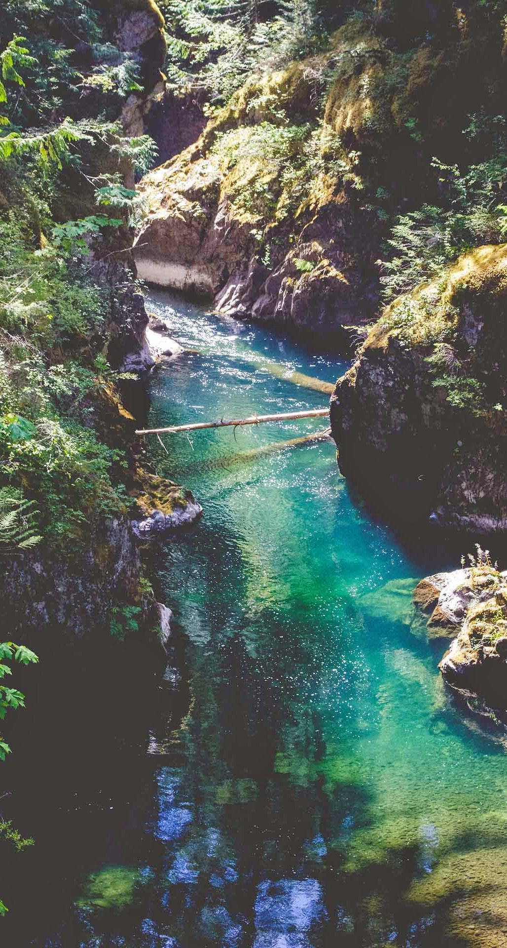 風景河流自然景觀 iPhone 桌布