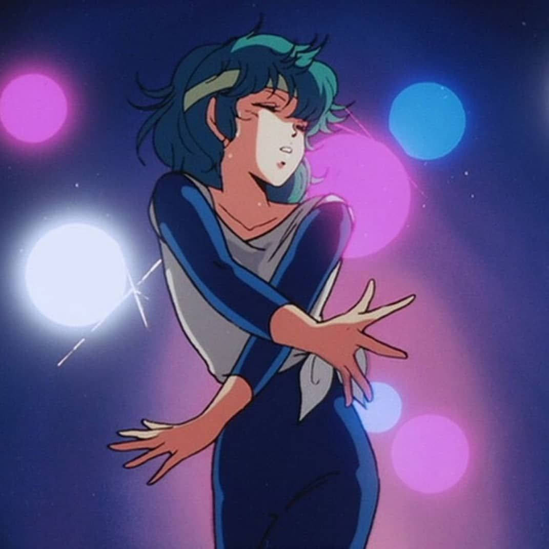 复古动漫美学的跳舞动漫女孩 壁紙