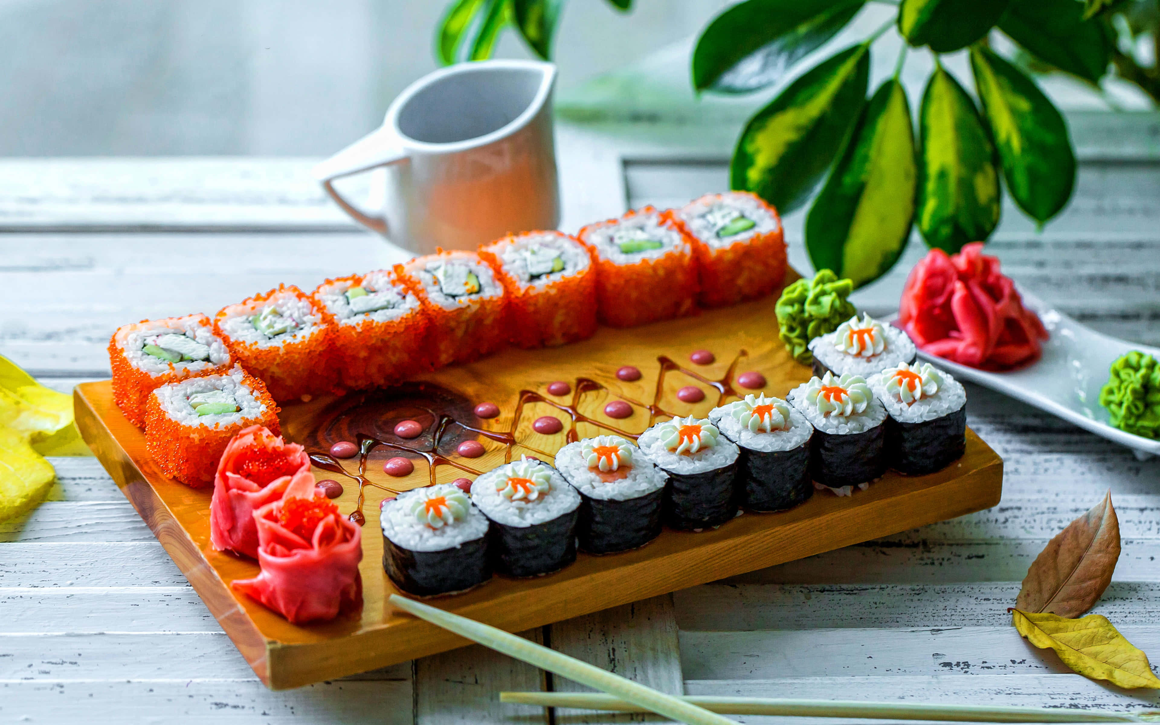 夏季美學壽司種類圖片 壁紙