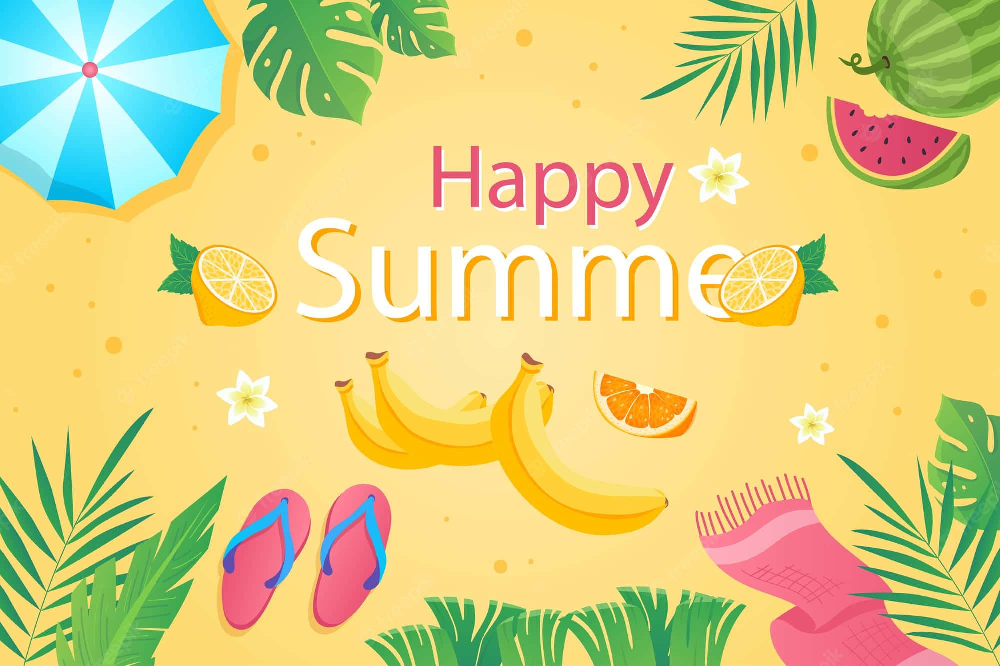 夏日歡樂時光 壁紙