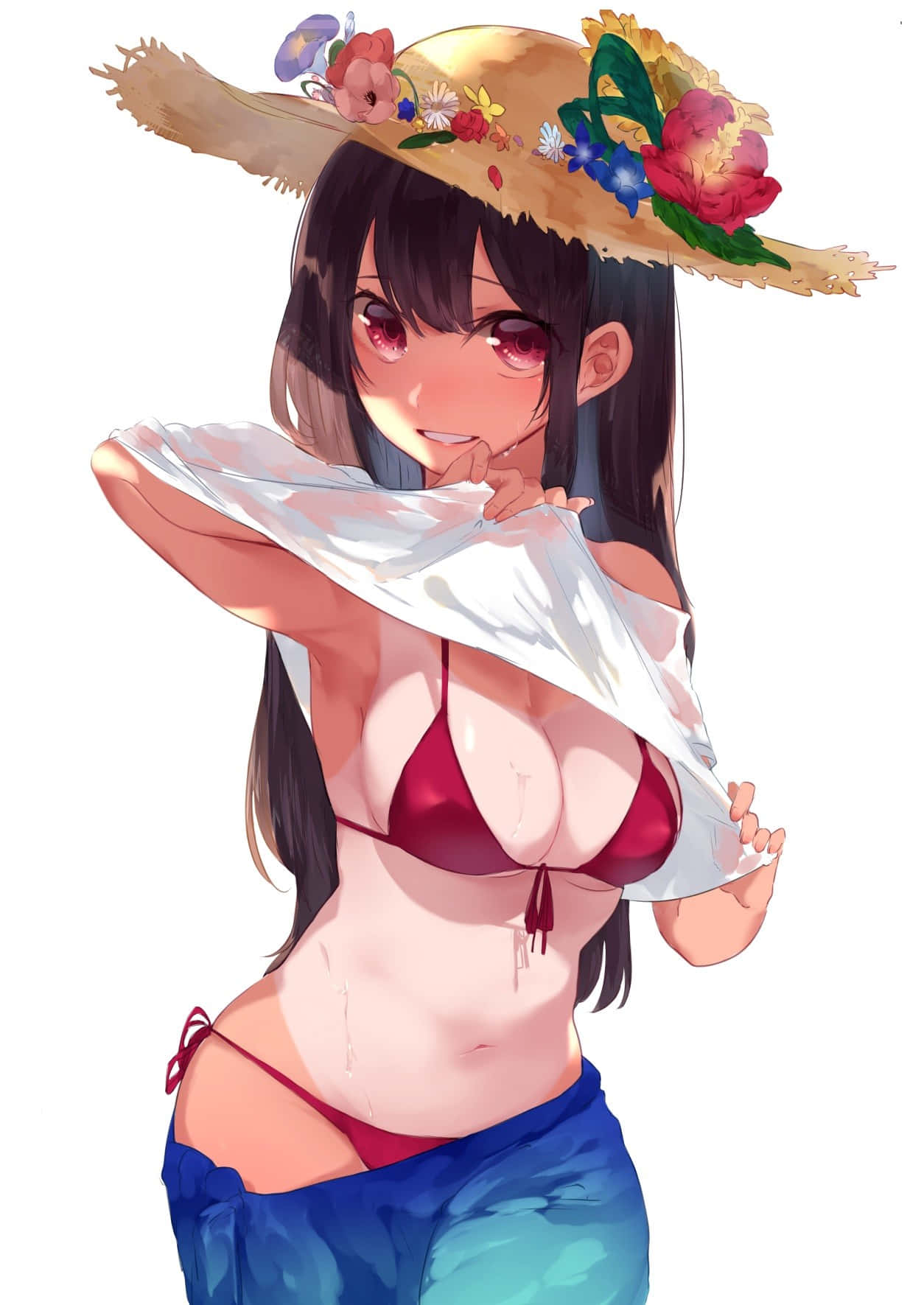 夏日比基尼動漫美女 壁紙