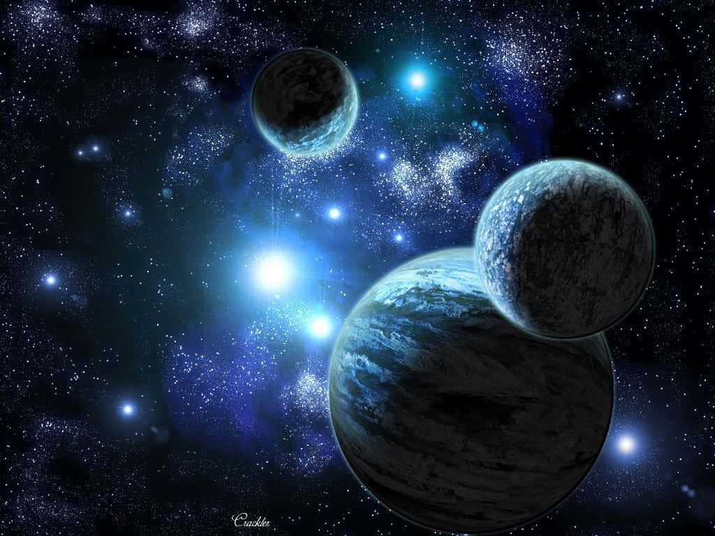 外太空之美，盡顯其輝煌 壁紙