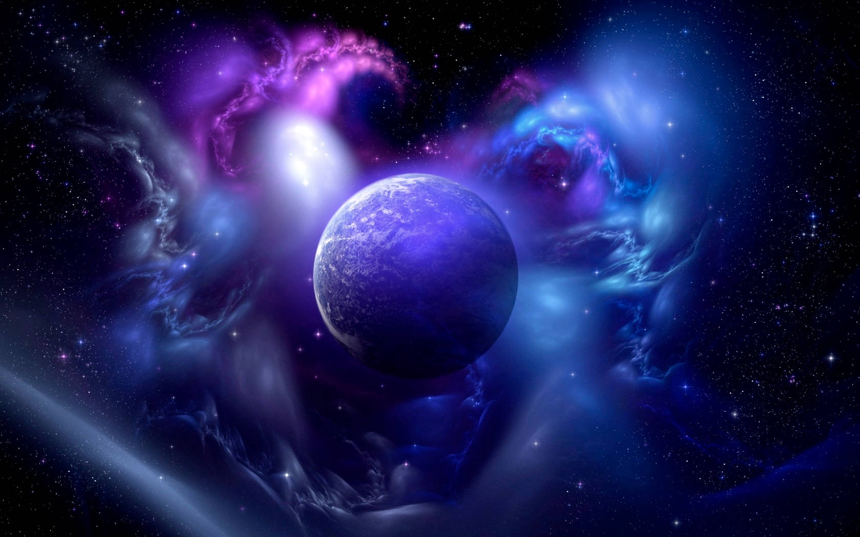 外太空星系之月 壁紙