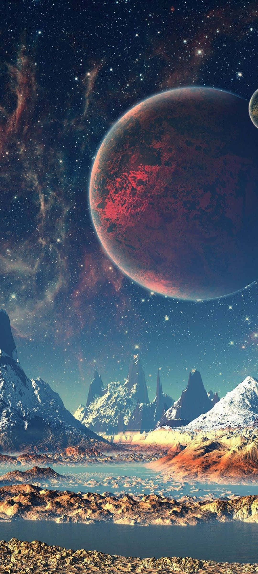 外星地表风景艺术 壁紙