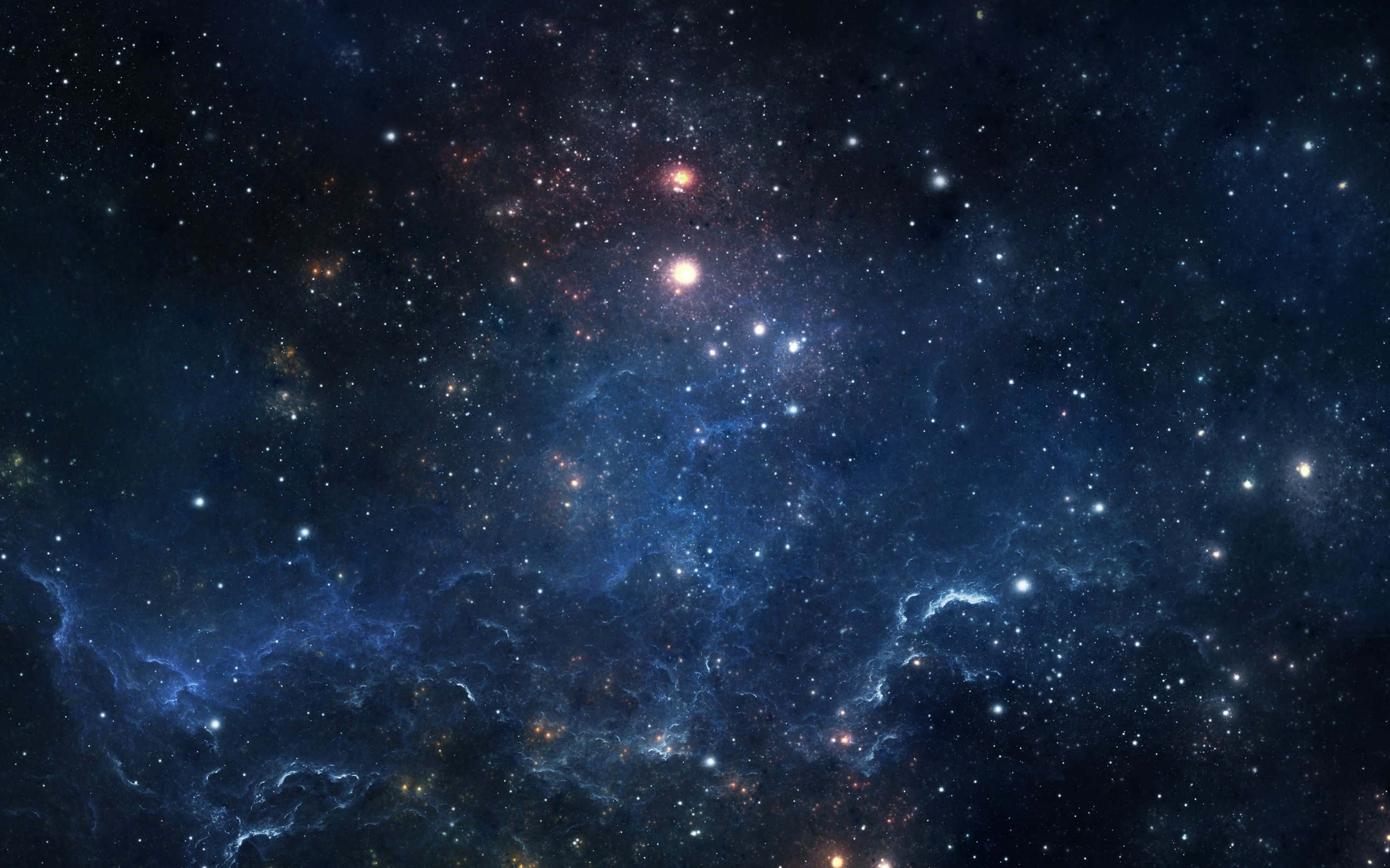夜空中的璀璨星光 壁紙