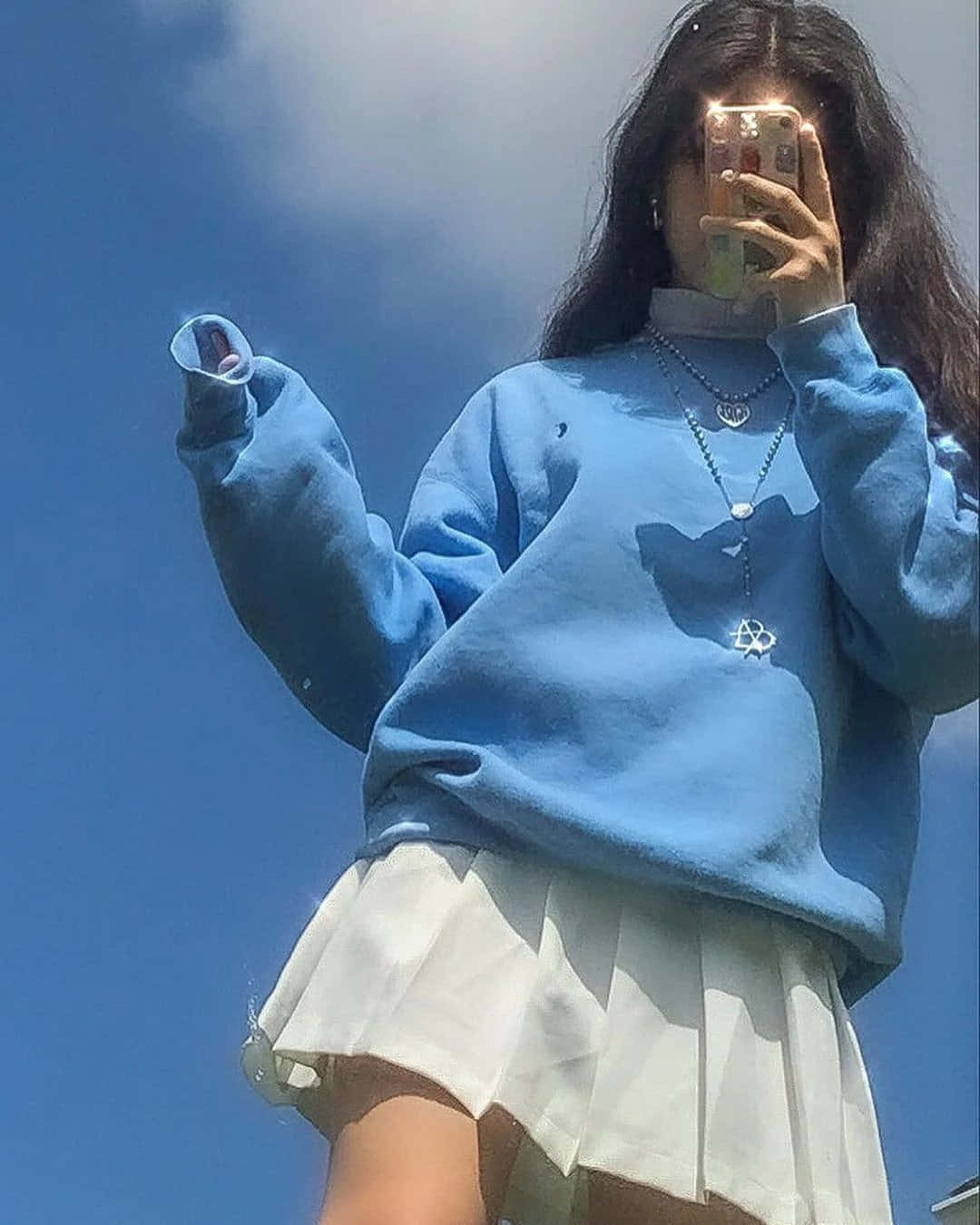 夢幻沉思的少女 壁紙