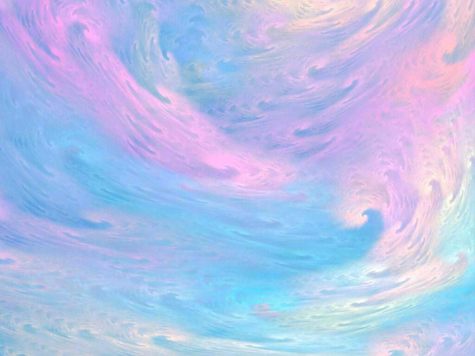 夢幻粉彩美學的海濱景緻 壁紙