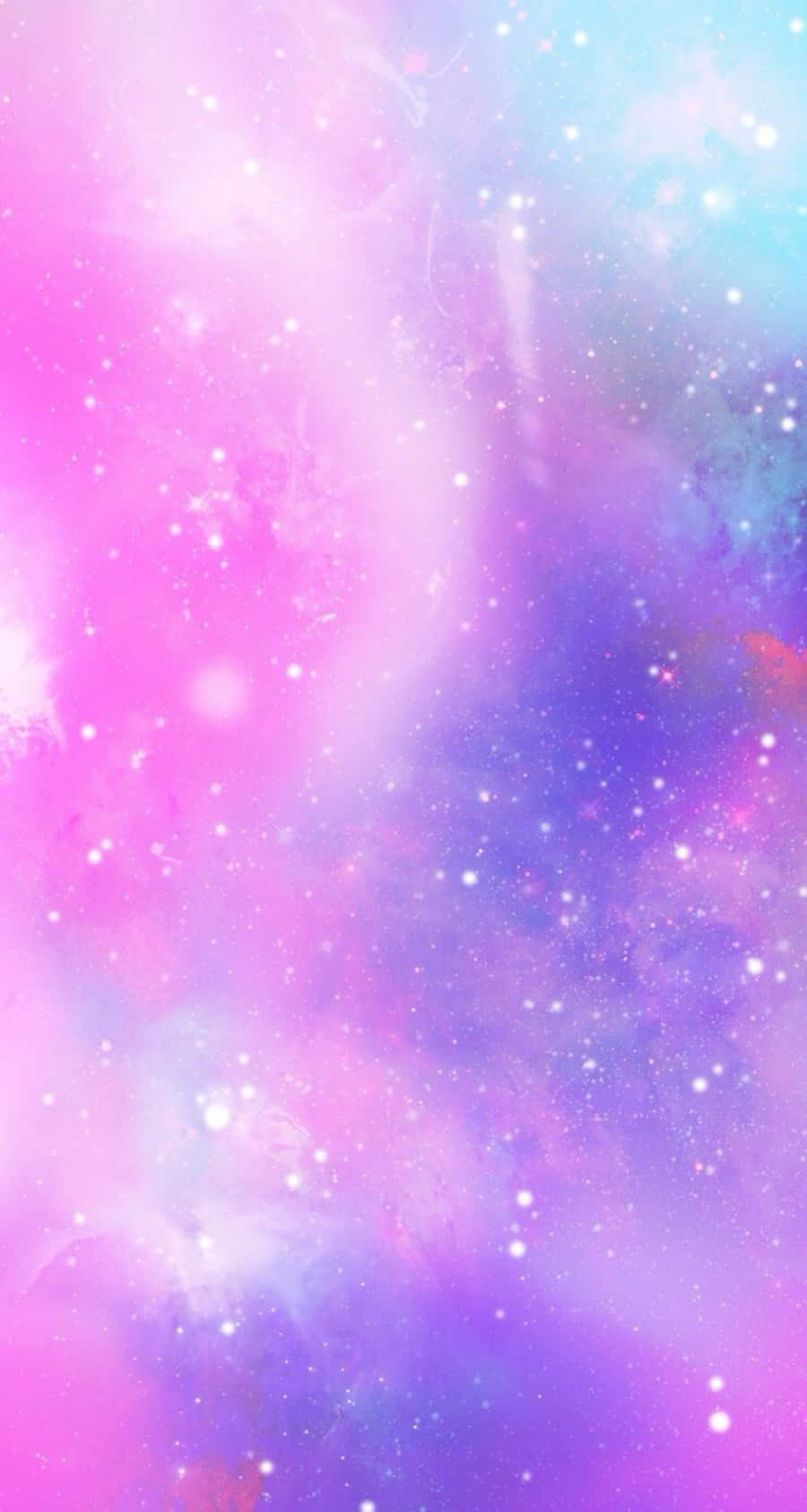 夢幻粉紫星空銀河 壁紙
