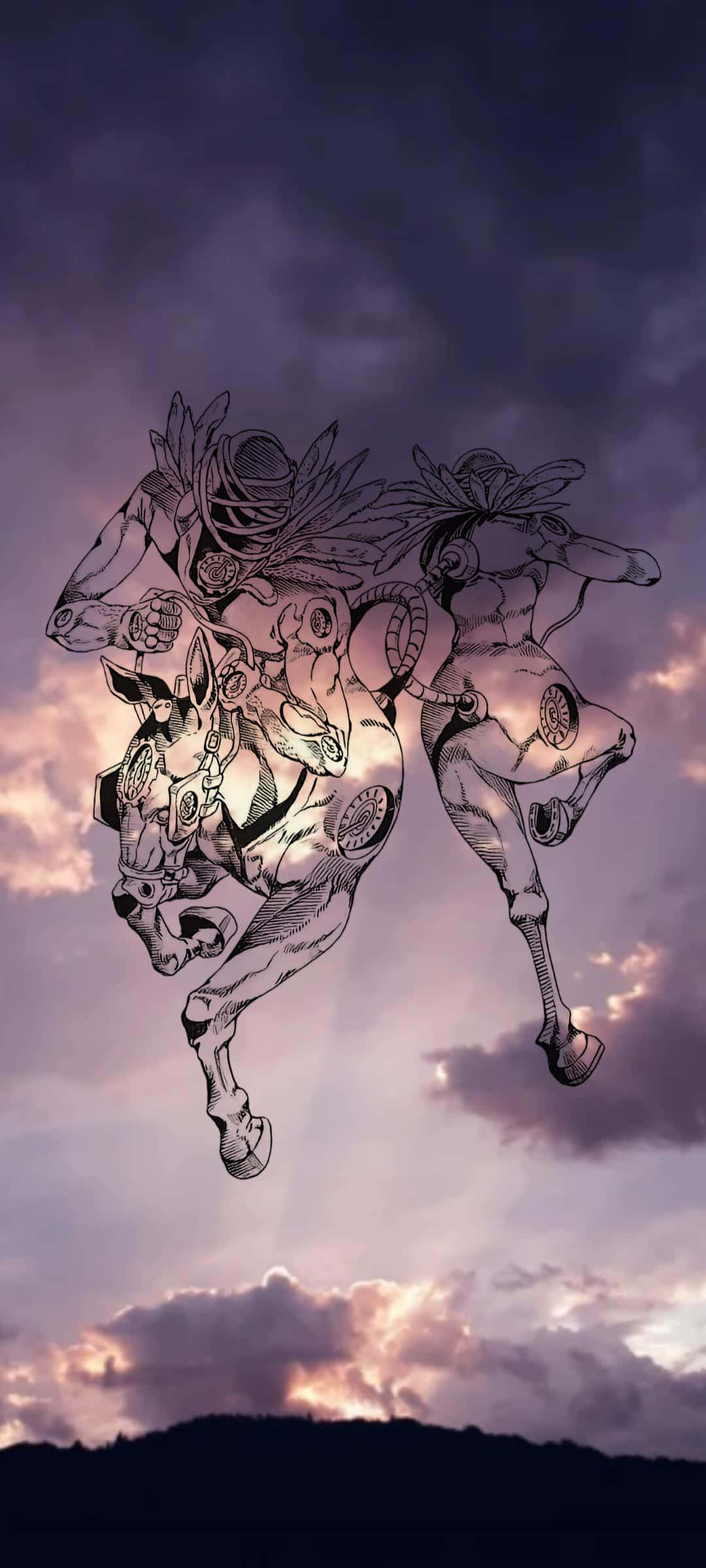 天堂般的天空：神秘而美麗的景象 壁紙