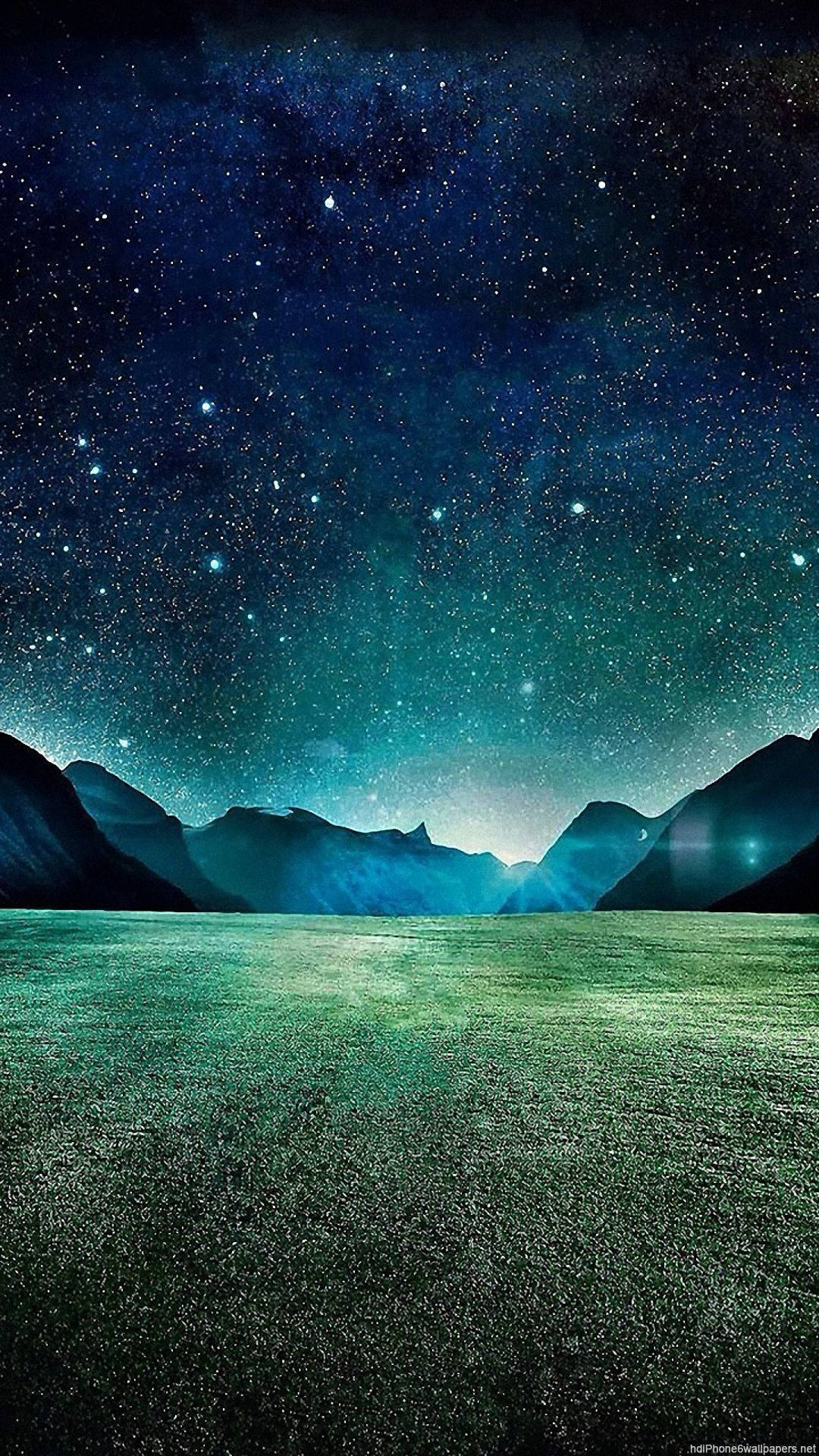 天空星辰自然肖像艺术 壁紙