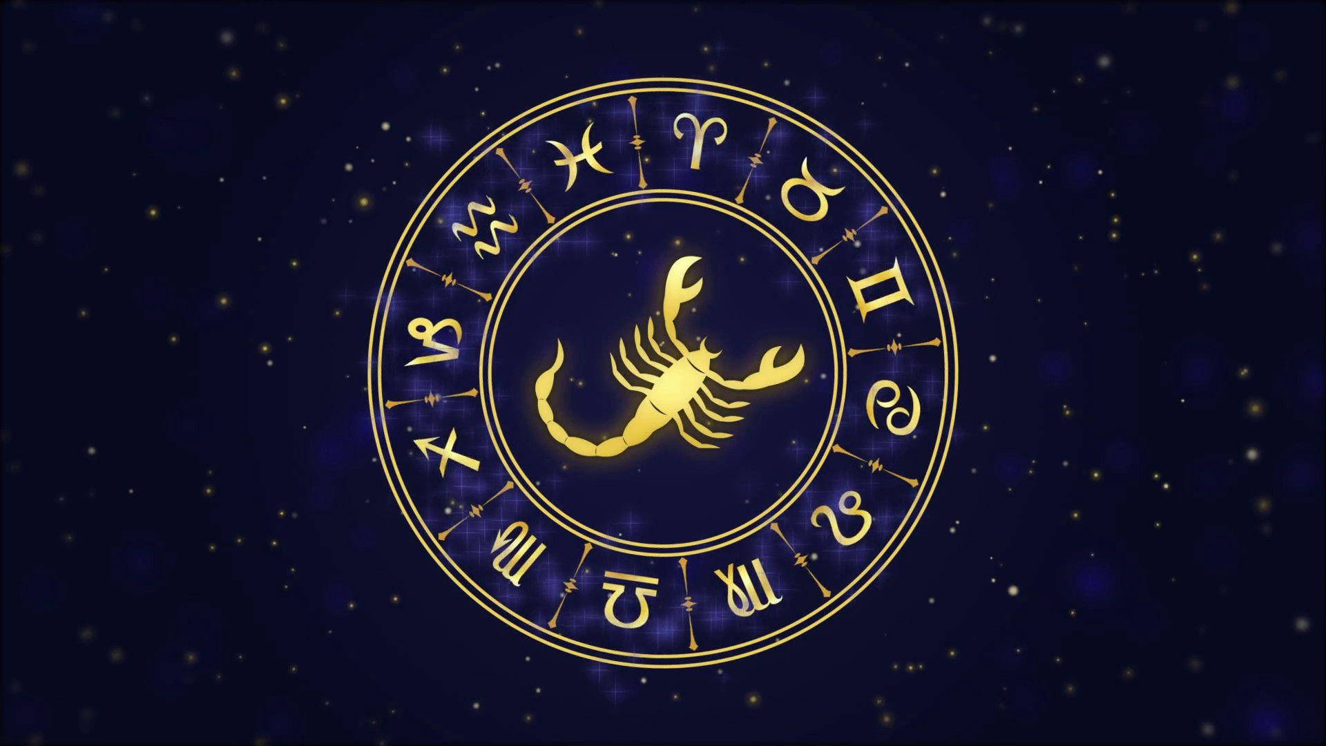 天蠍座與其他星座符號 壁紙