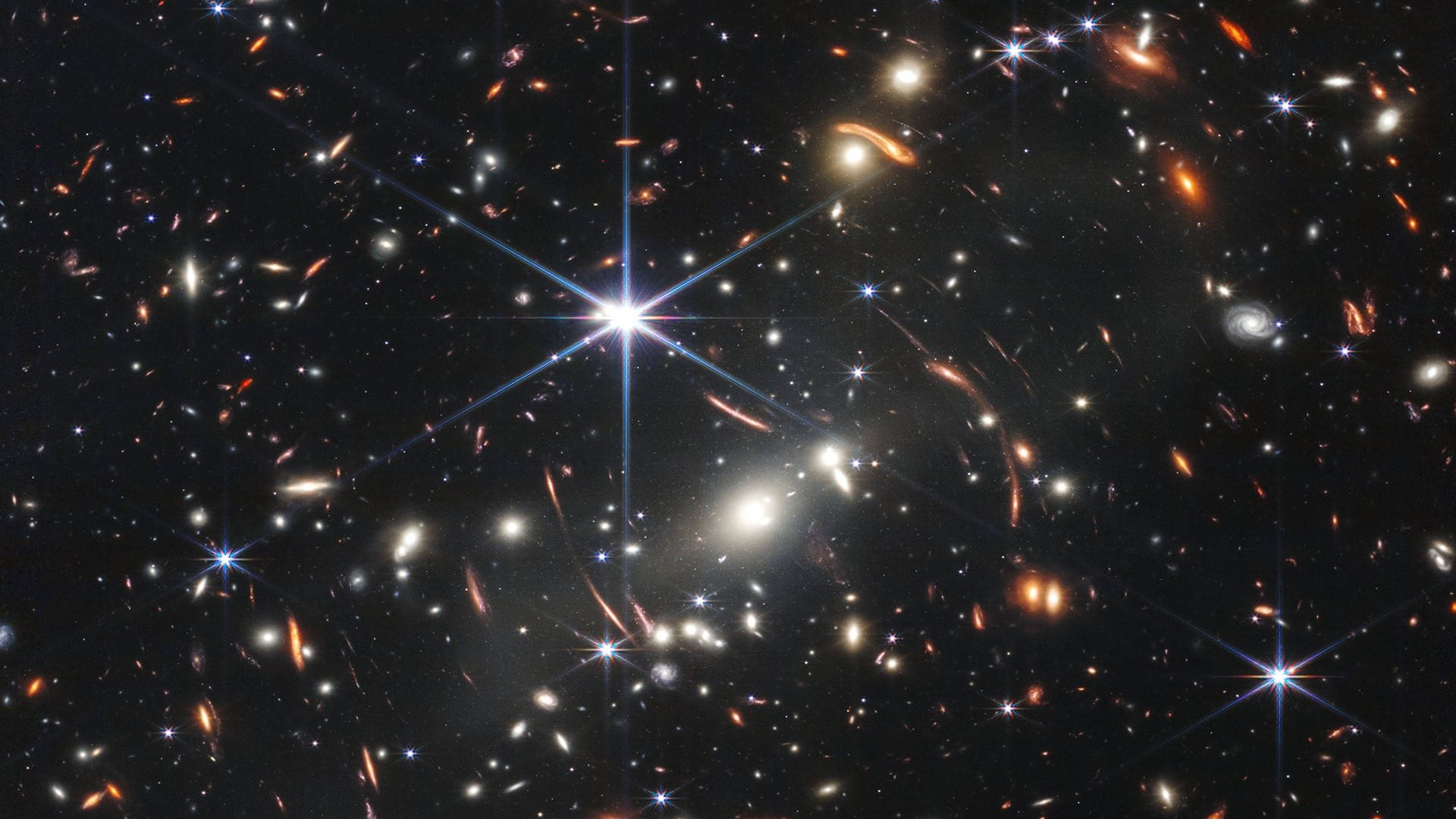 太空中的星系團宇宙 壁紙