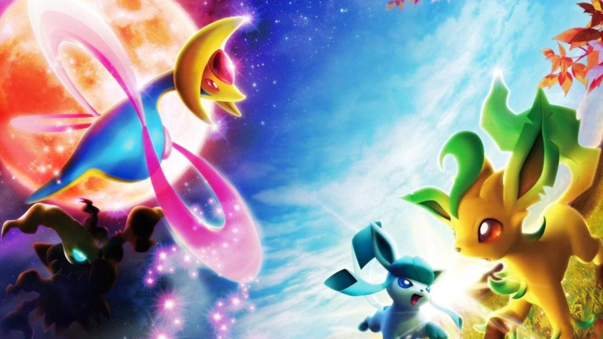 太空中的葉伊布 壁紙