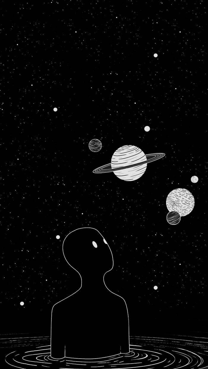 太空美學外星人 壁紙