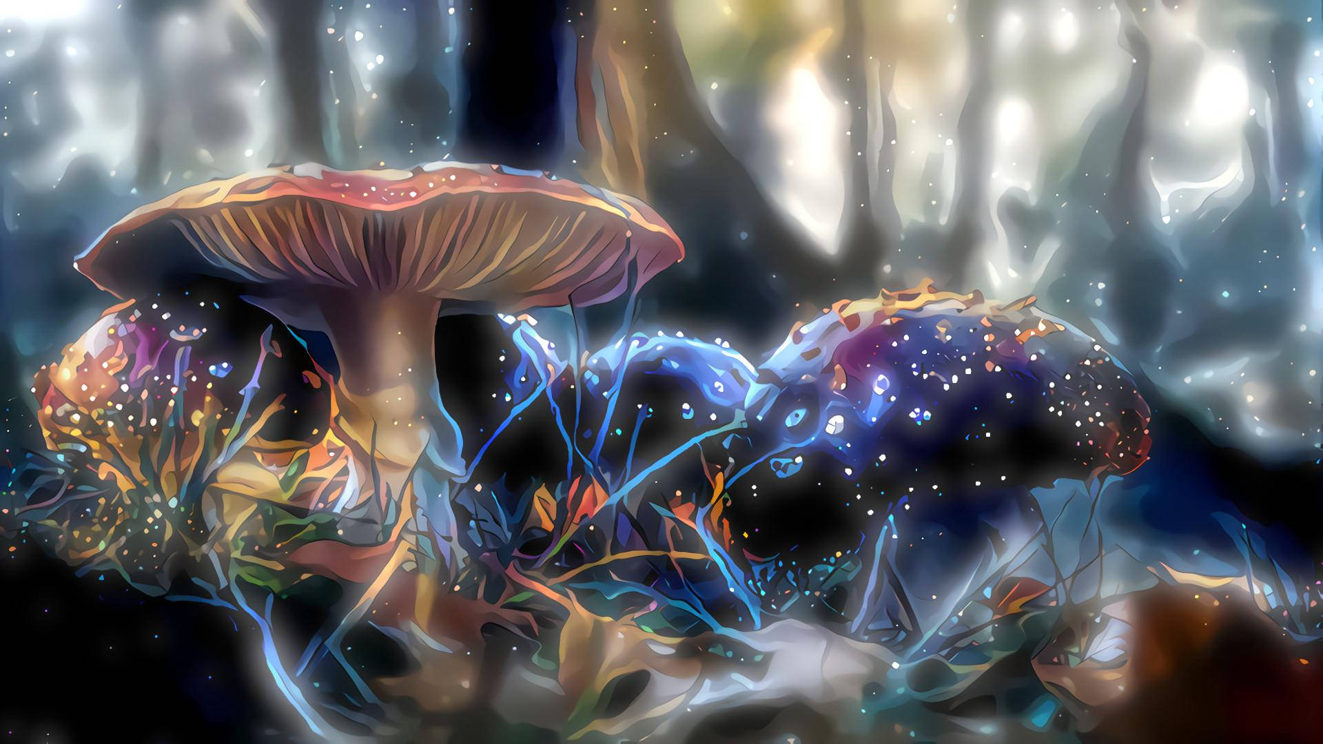 奇幻蘑菇美學 壁紙