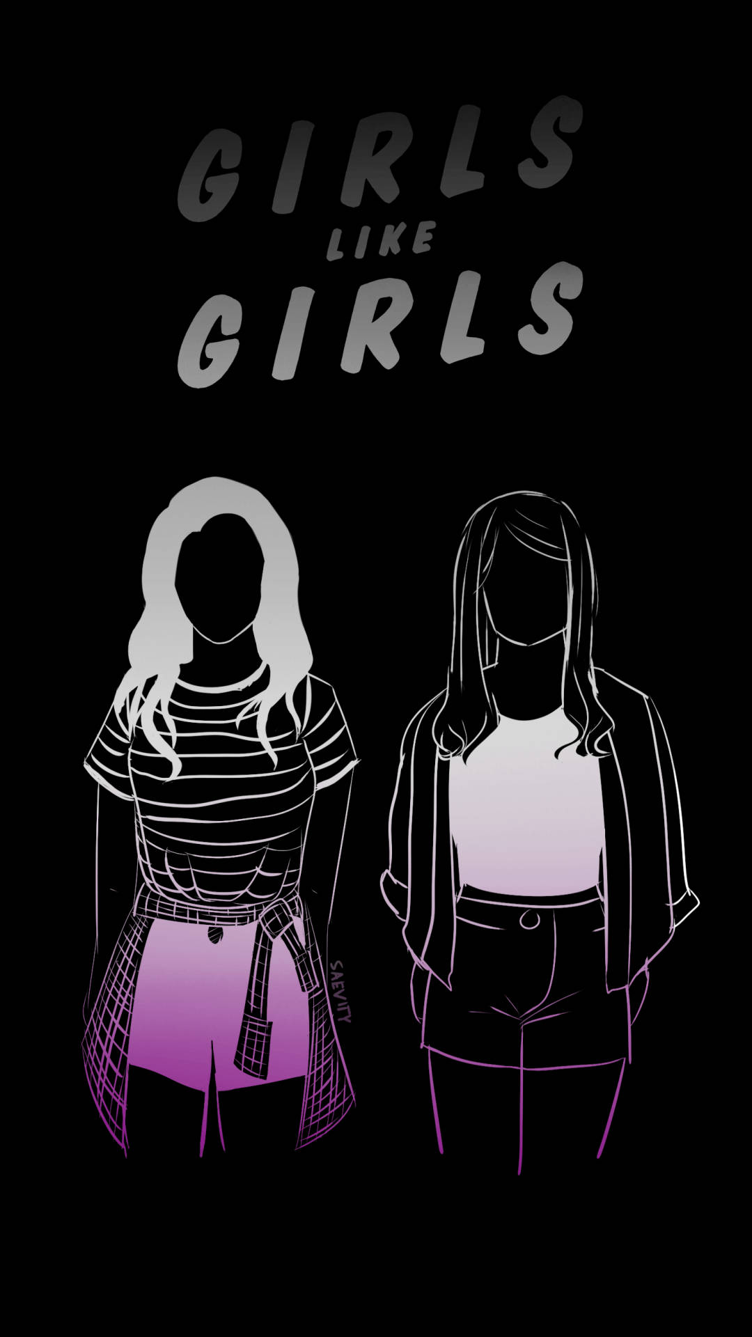 女孩喜歡女孩 女同美學 壁紙